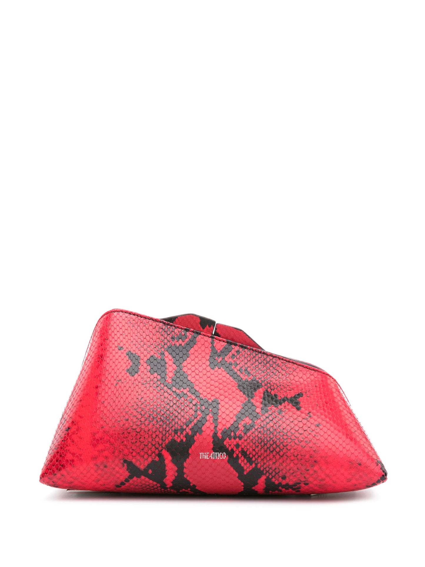 8:30 PM snakeskin-print clutch