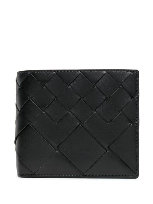 Avenue Intrecciato-leather wallet