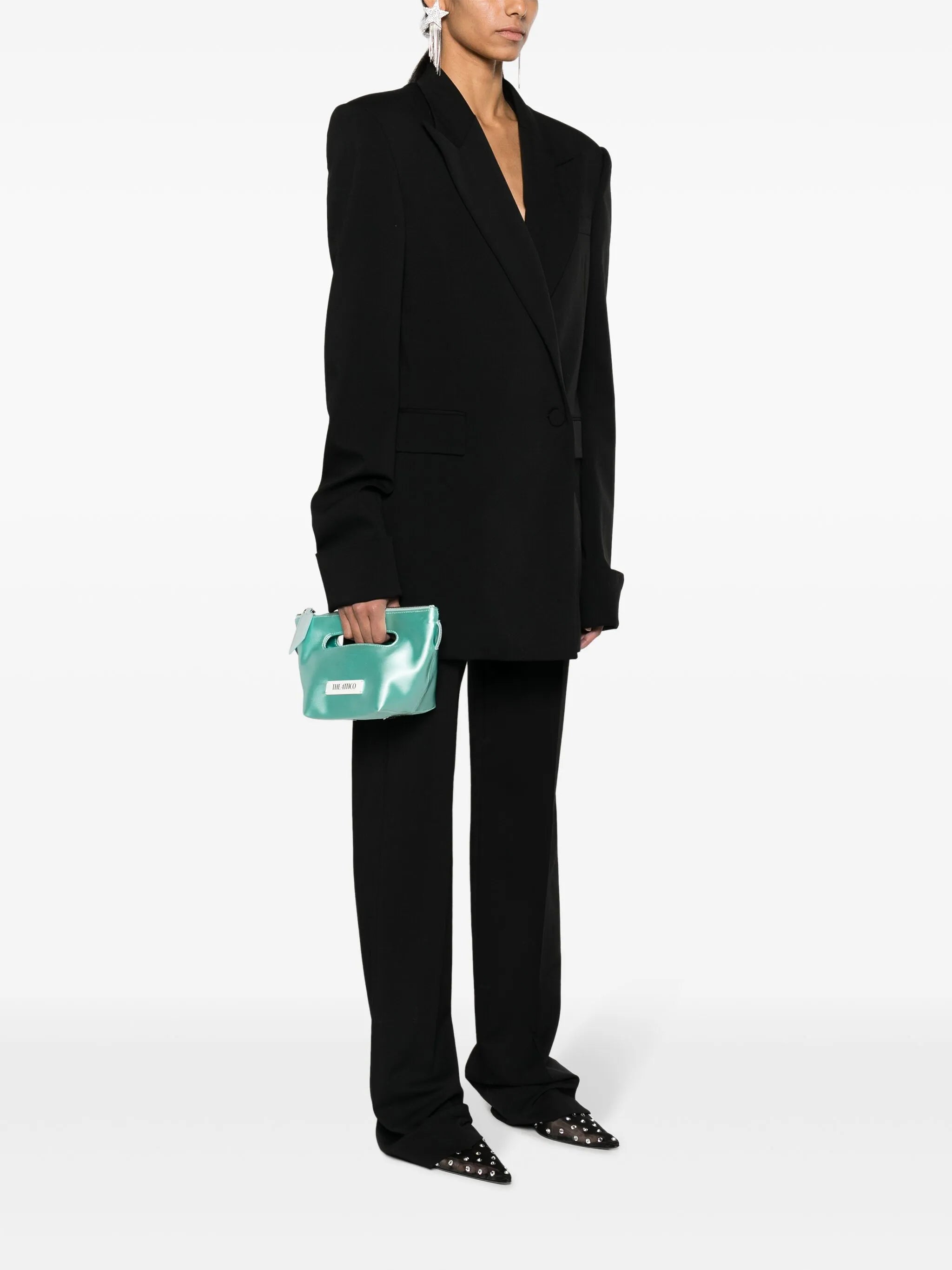 Via Del Giardini satin crossbody bag