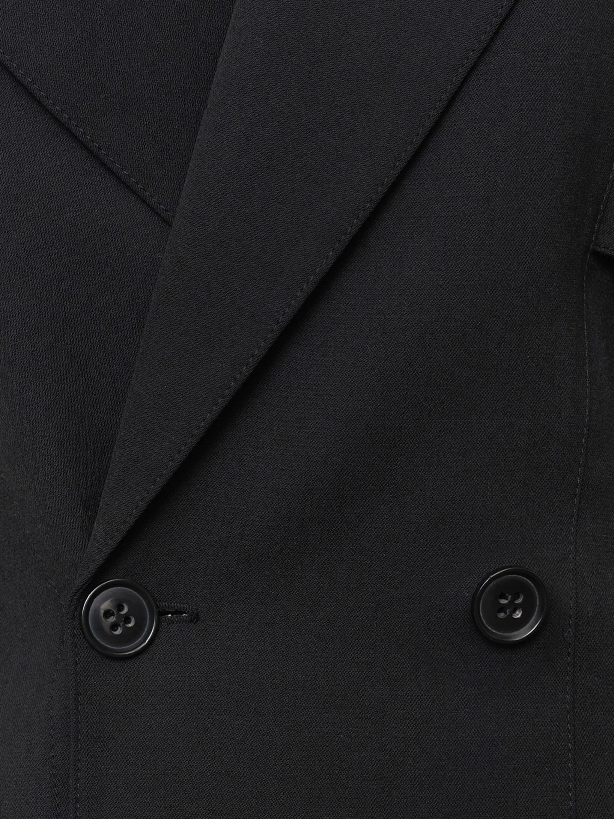 storm-flap double-breasted blazer