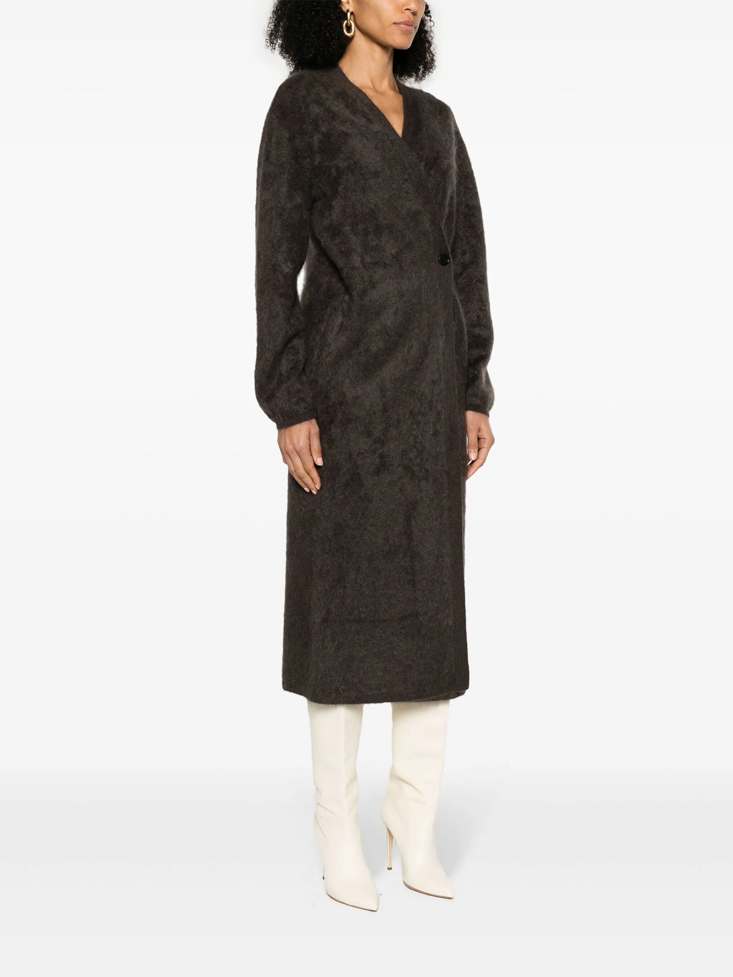 The Agda cashmere maxi cardigan