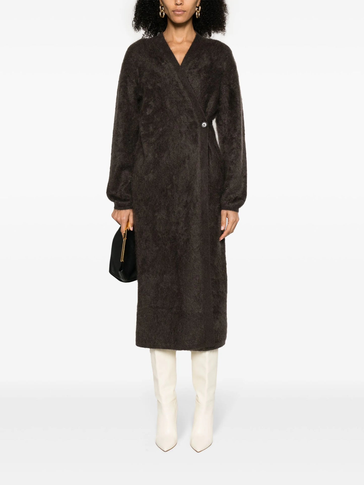 The Agda cashmere maxi cardigan