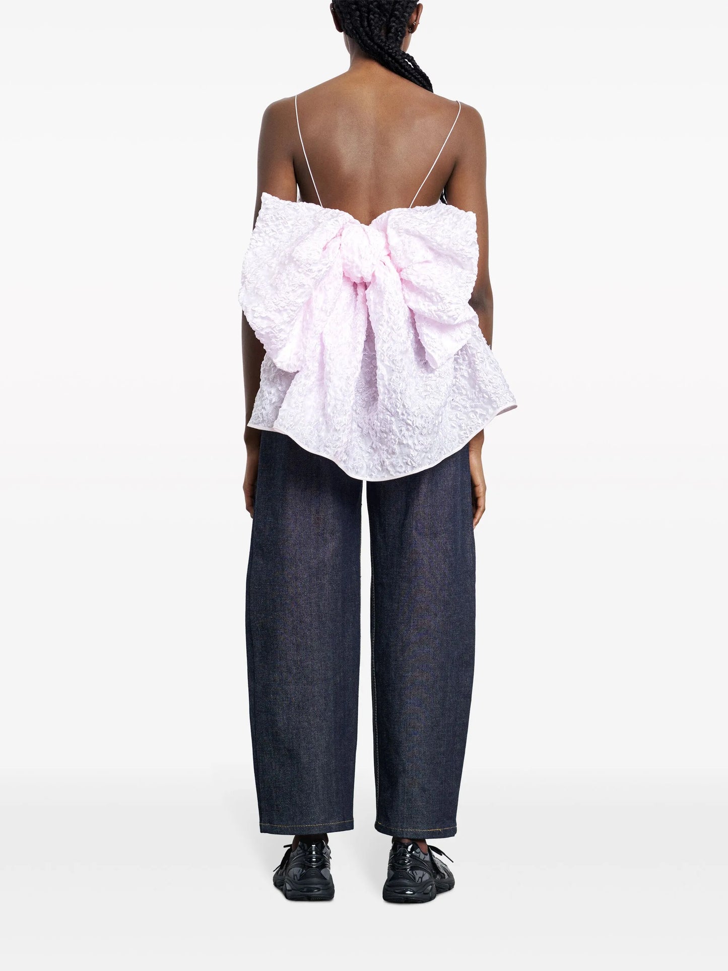 Veronica bow-detailing top