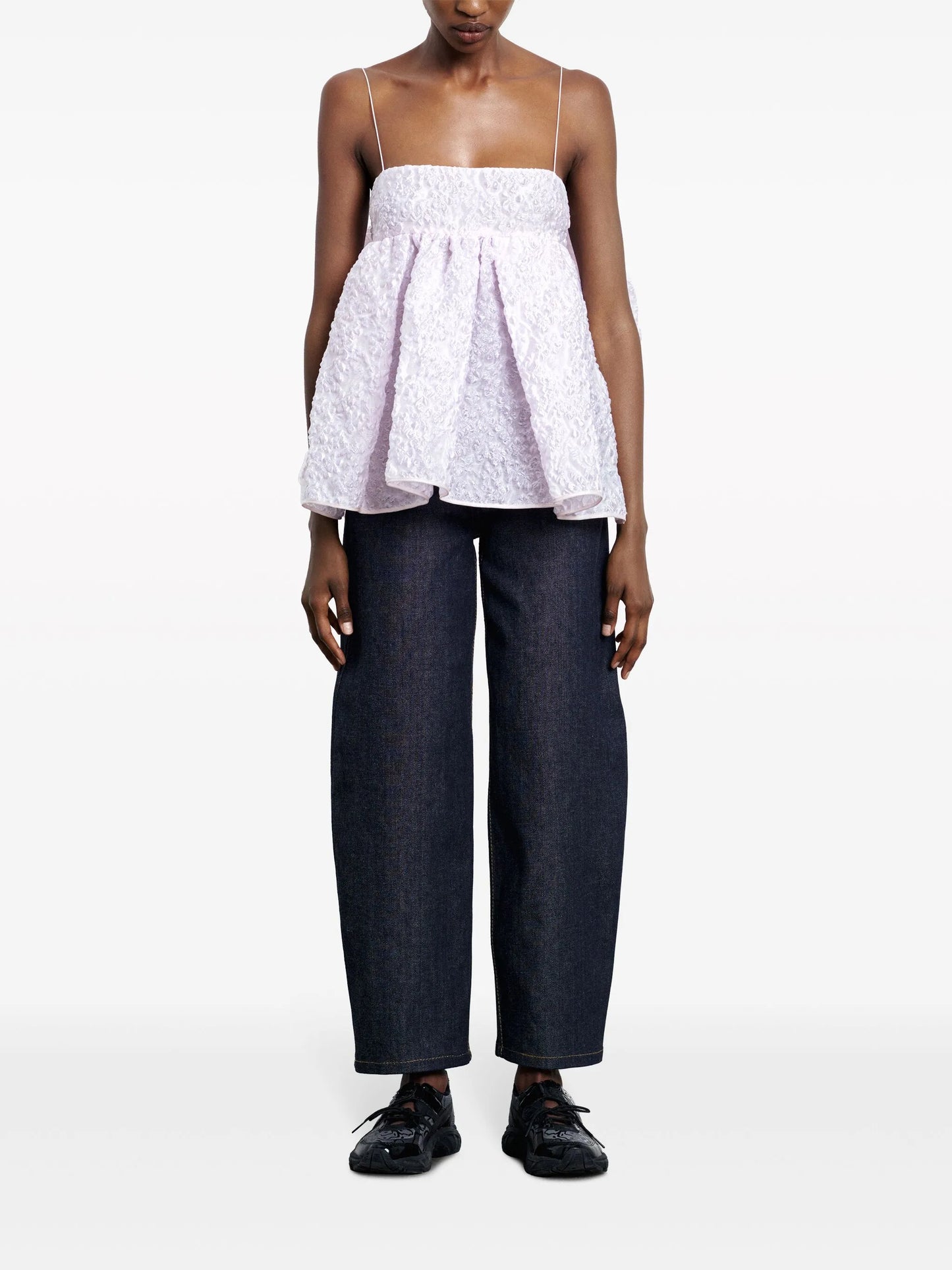 Veronica bow-detailing top