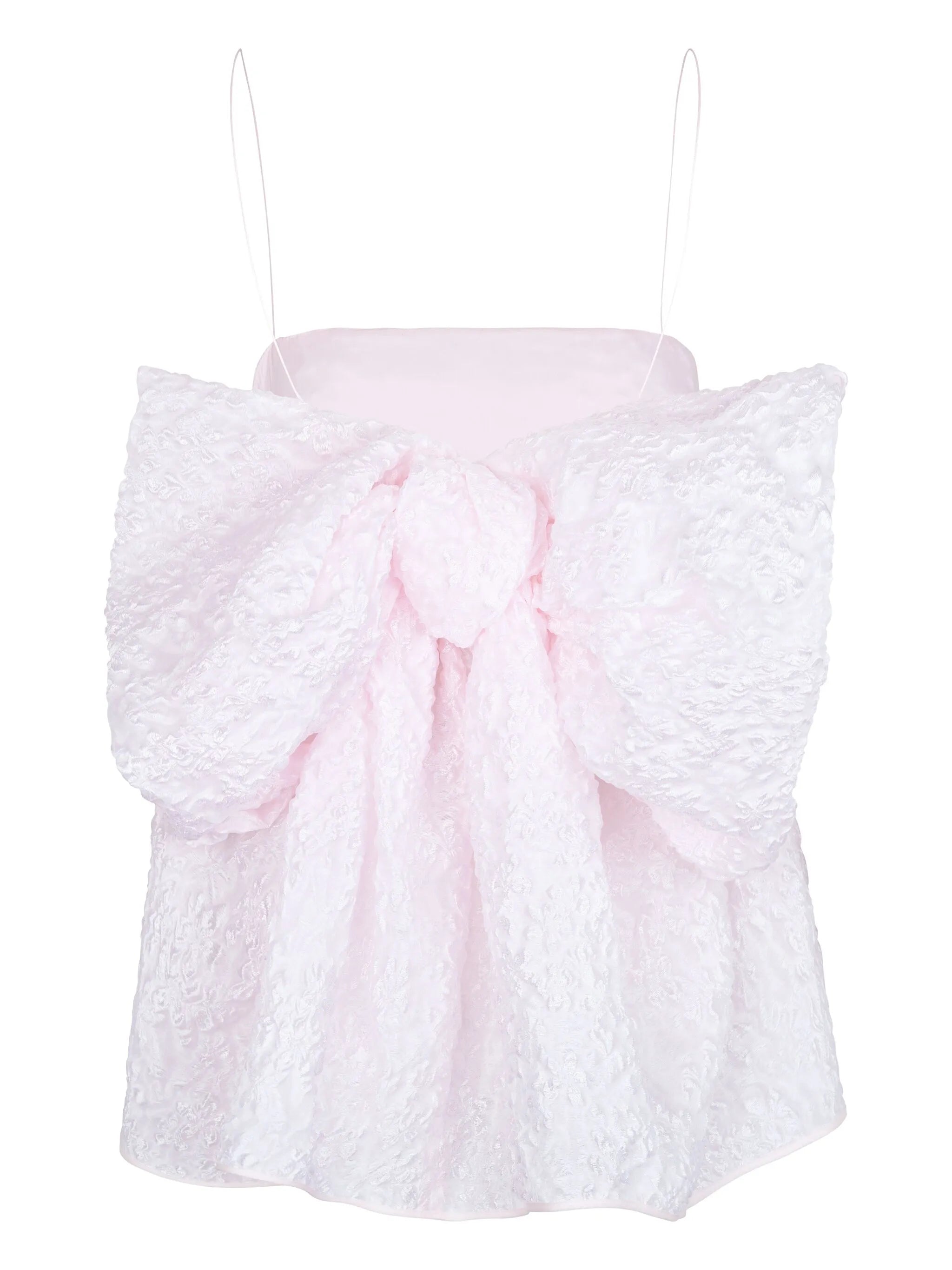 Veronica bow-detailing top