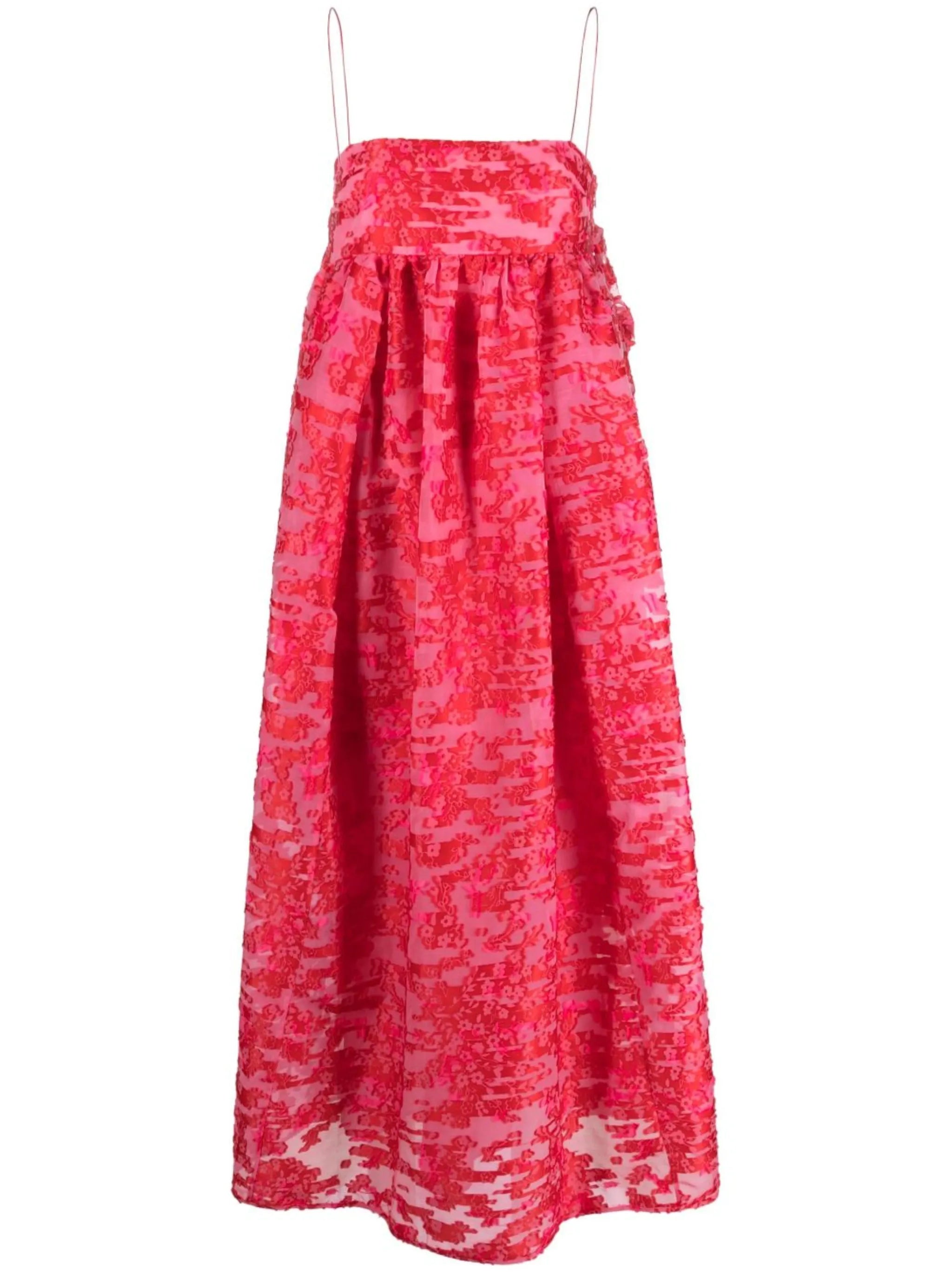 Vilma fil-coupé midi dress
