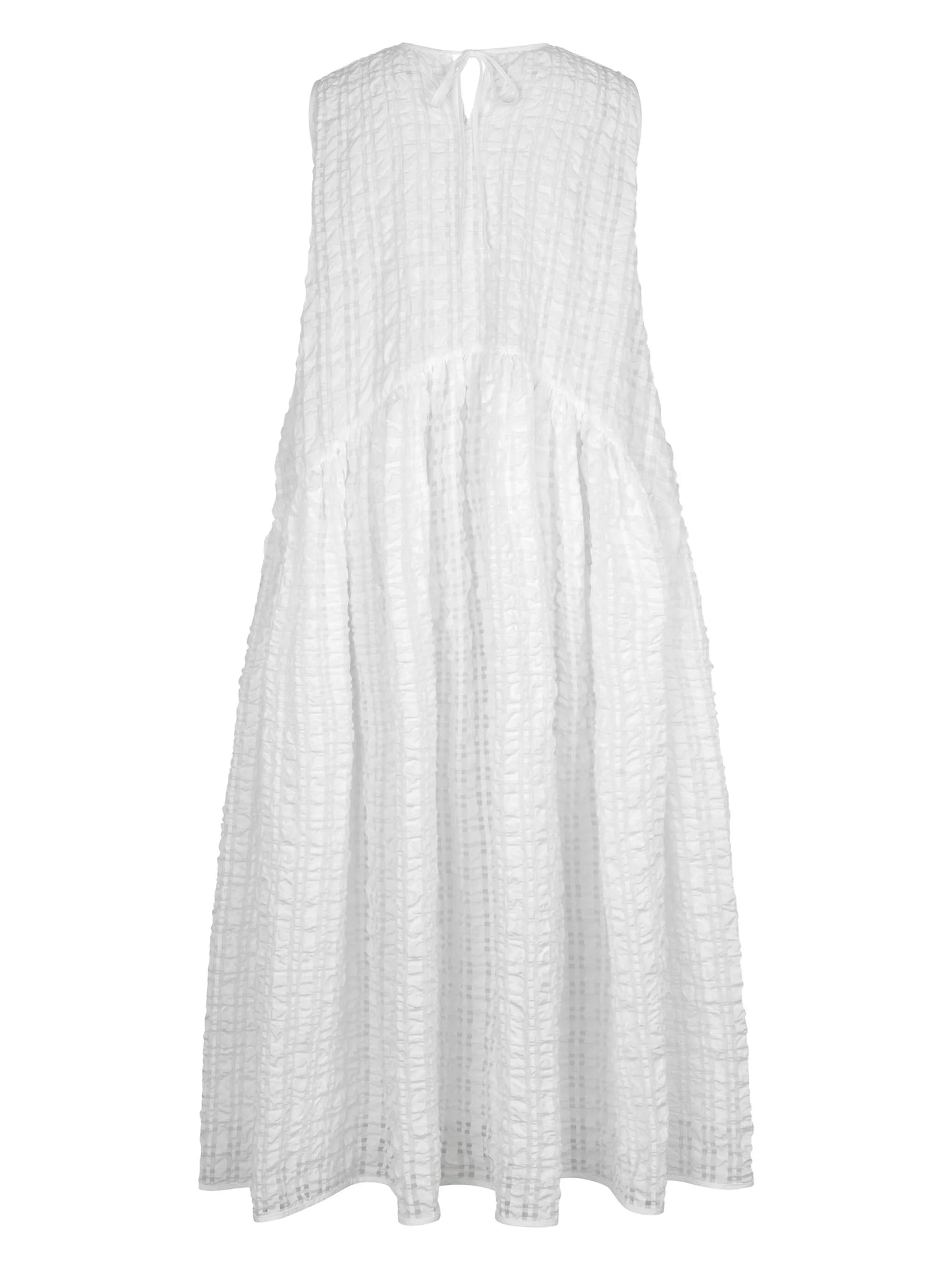 Anna Karin seersucker midi dress