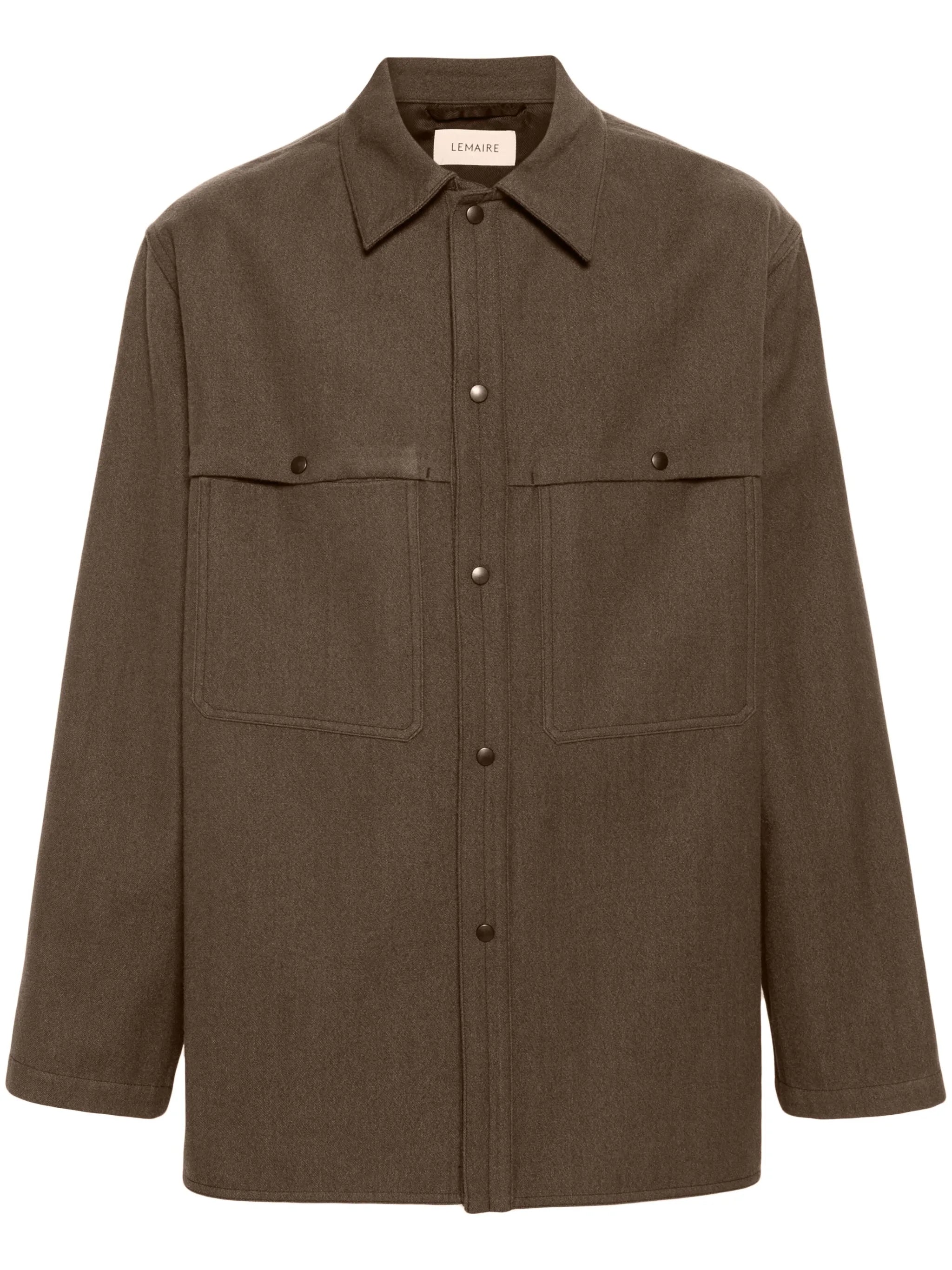 Storm virgin-wool blend shirt jacket