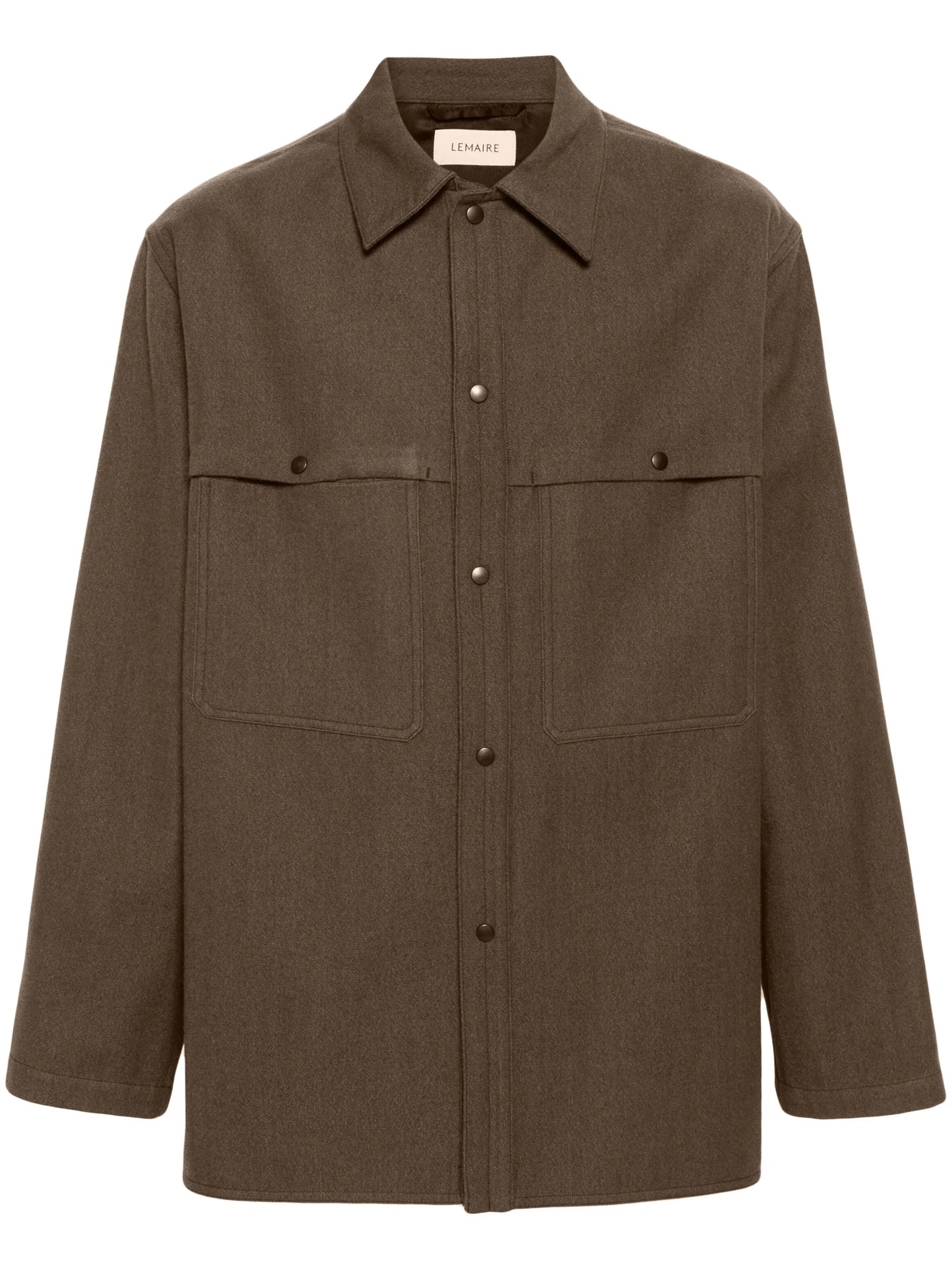 Storm virgin-wool blend shirt jacket