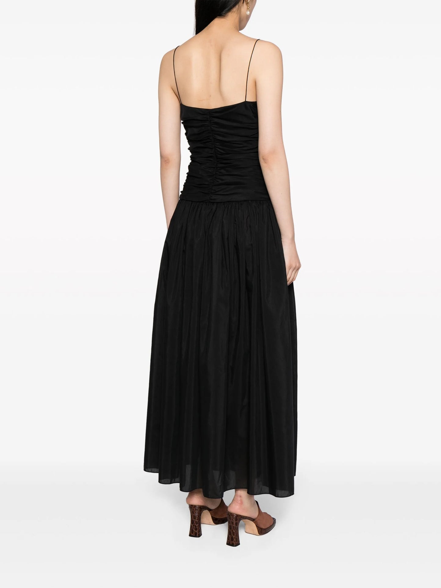 drop-waist gathered dress