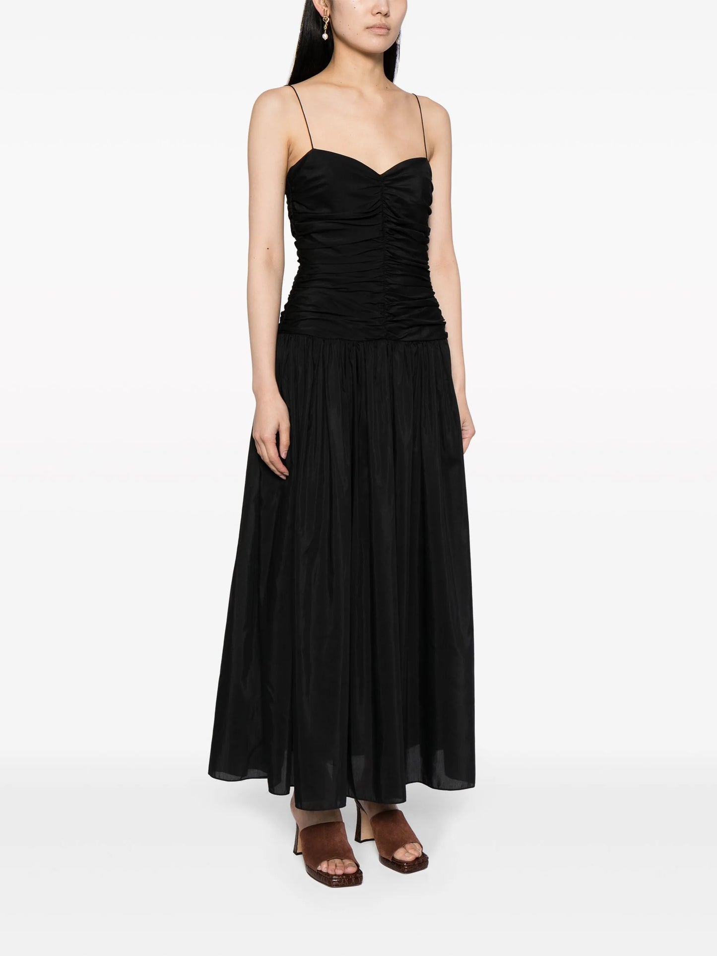 drop-waist gathered dress