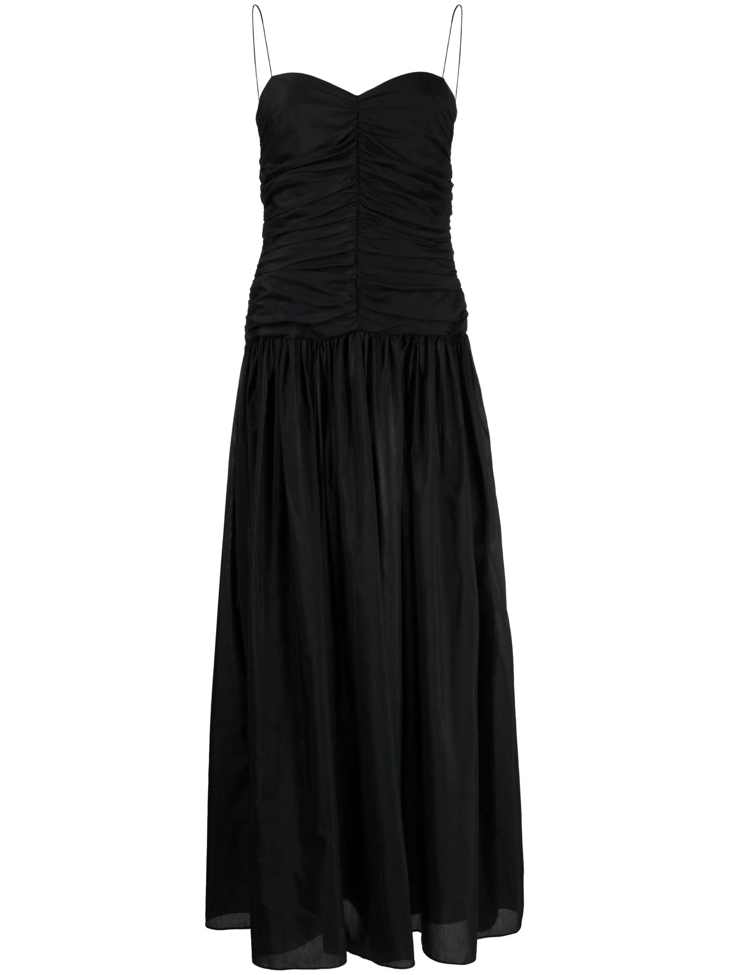 drop-waist gathered dress