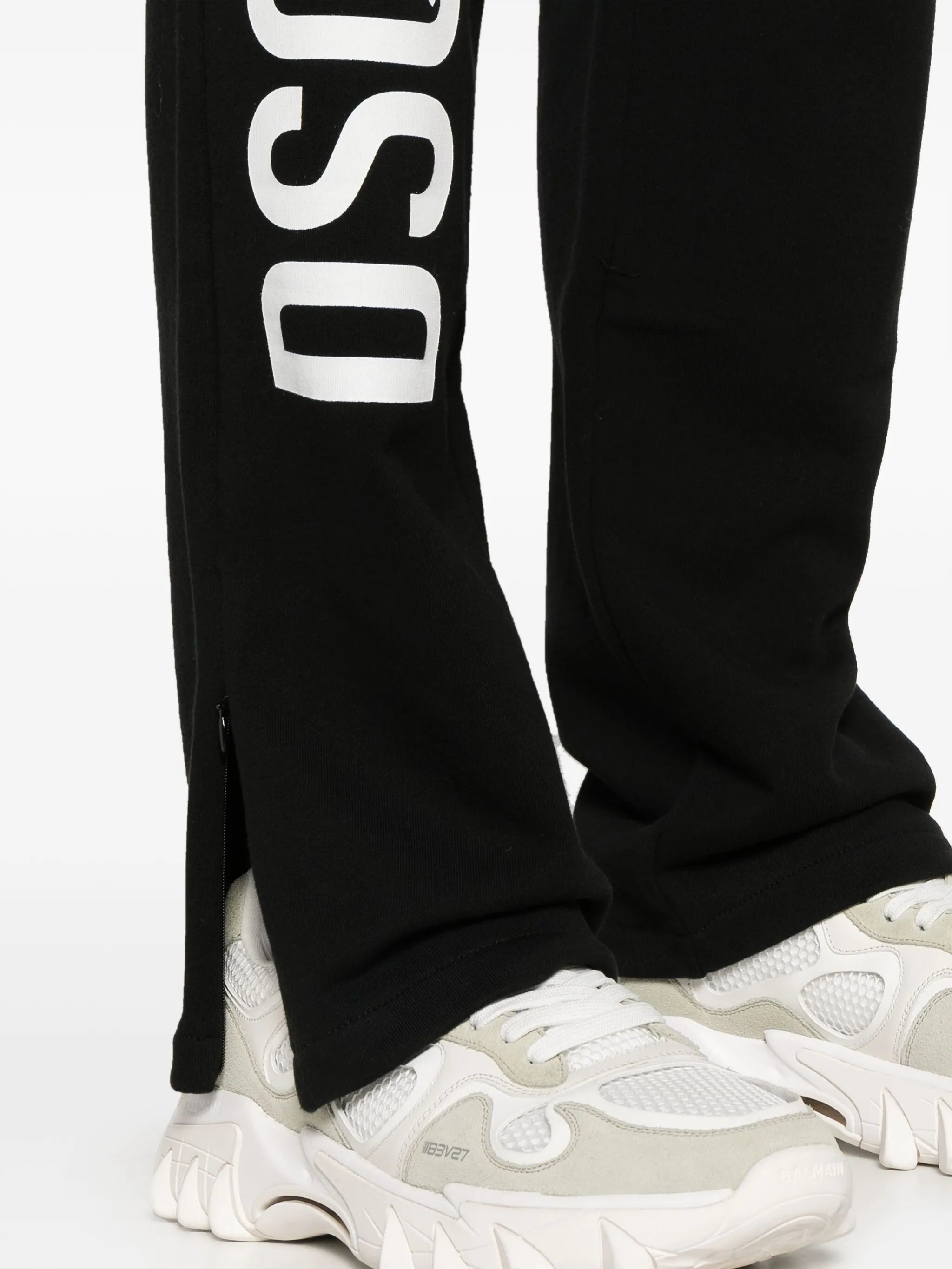 logo-print cotton track pants