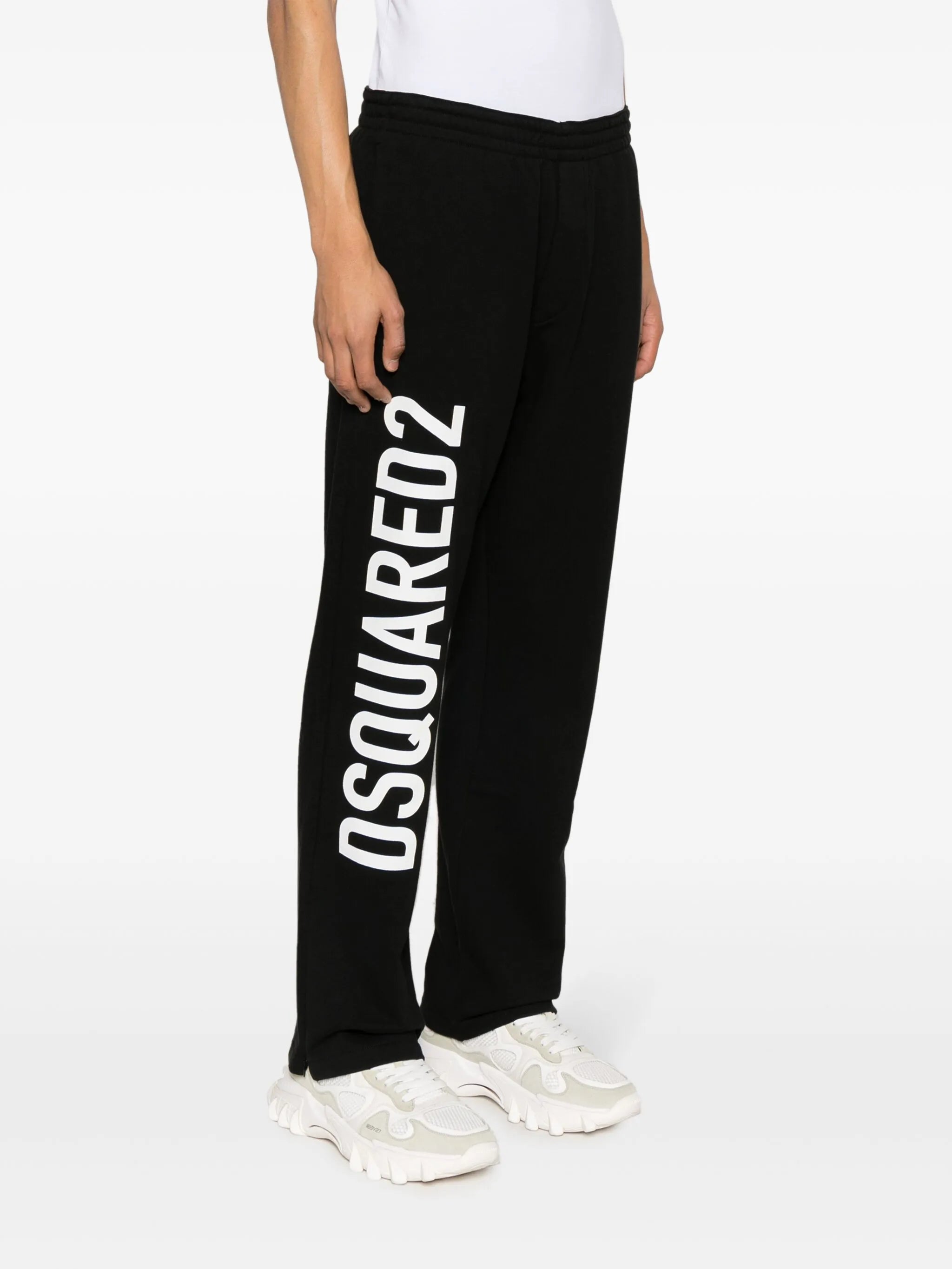 logo-print cotton track pants