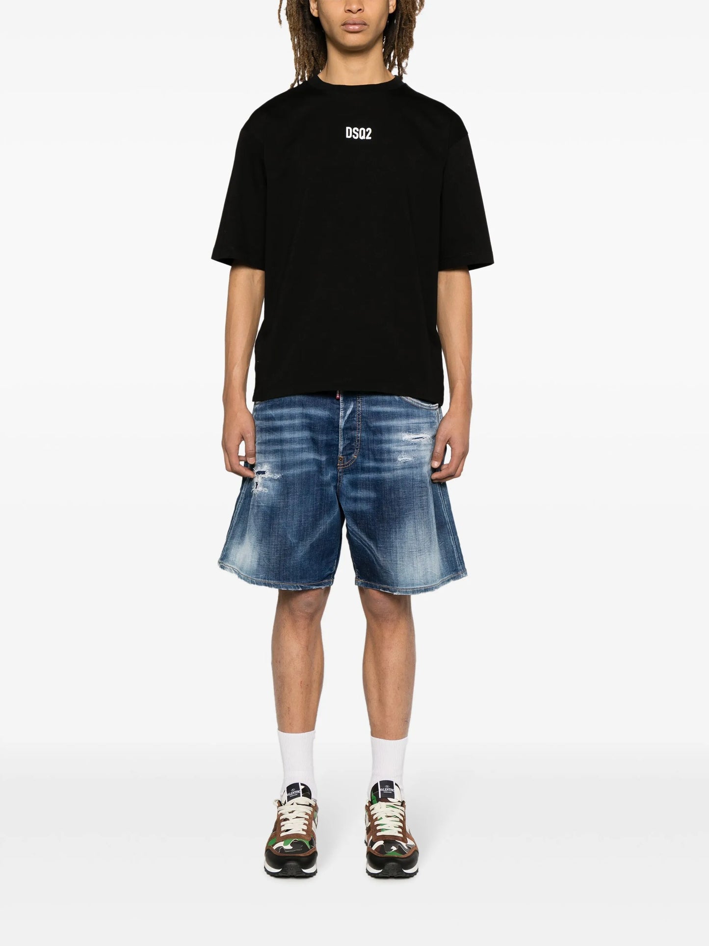 logo-print cotton T-shirt