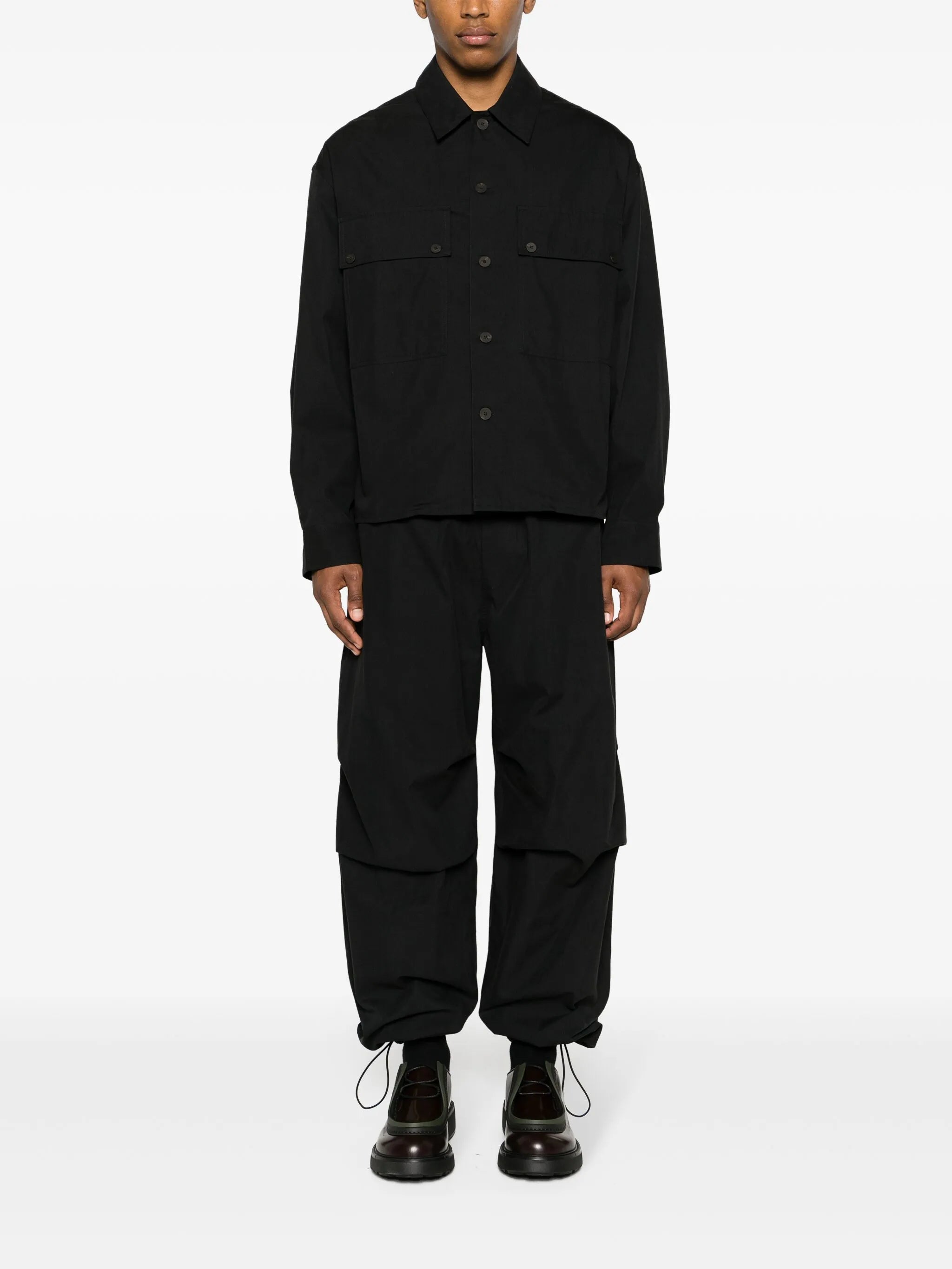 Caro elasticated belted trousers