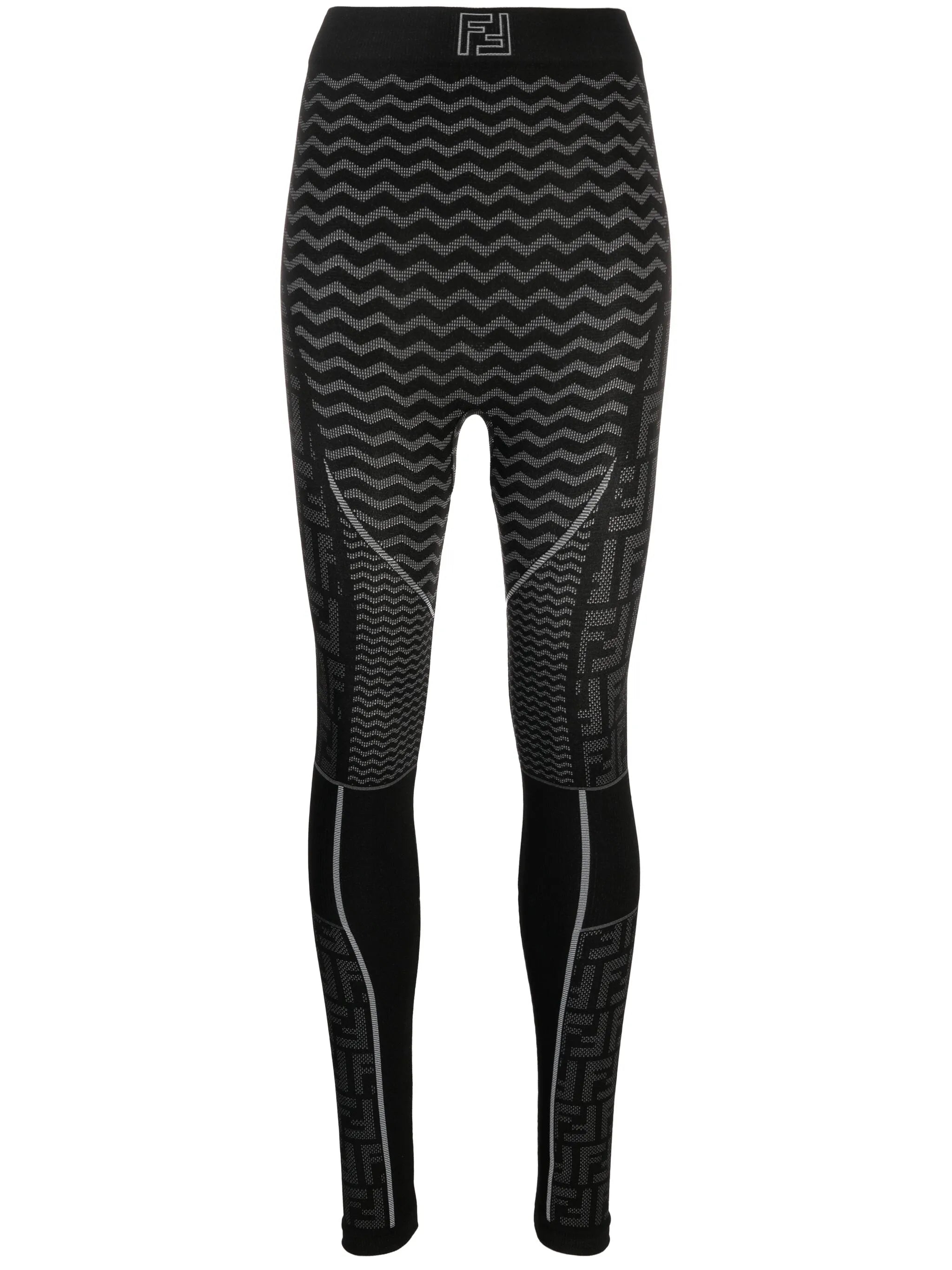 logo-print ski leggings