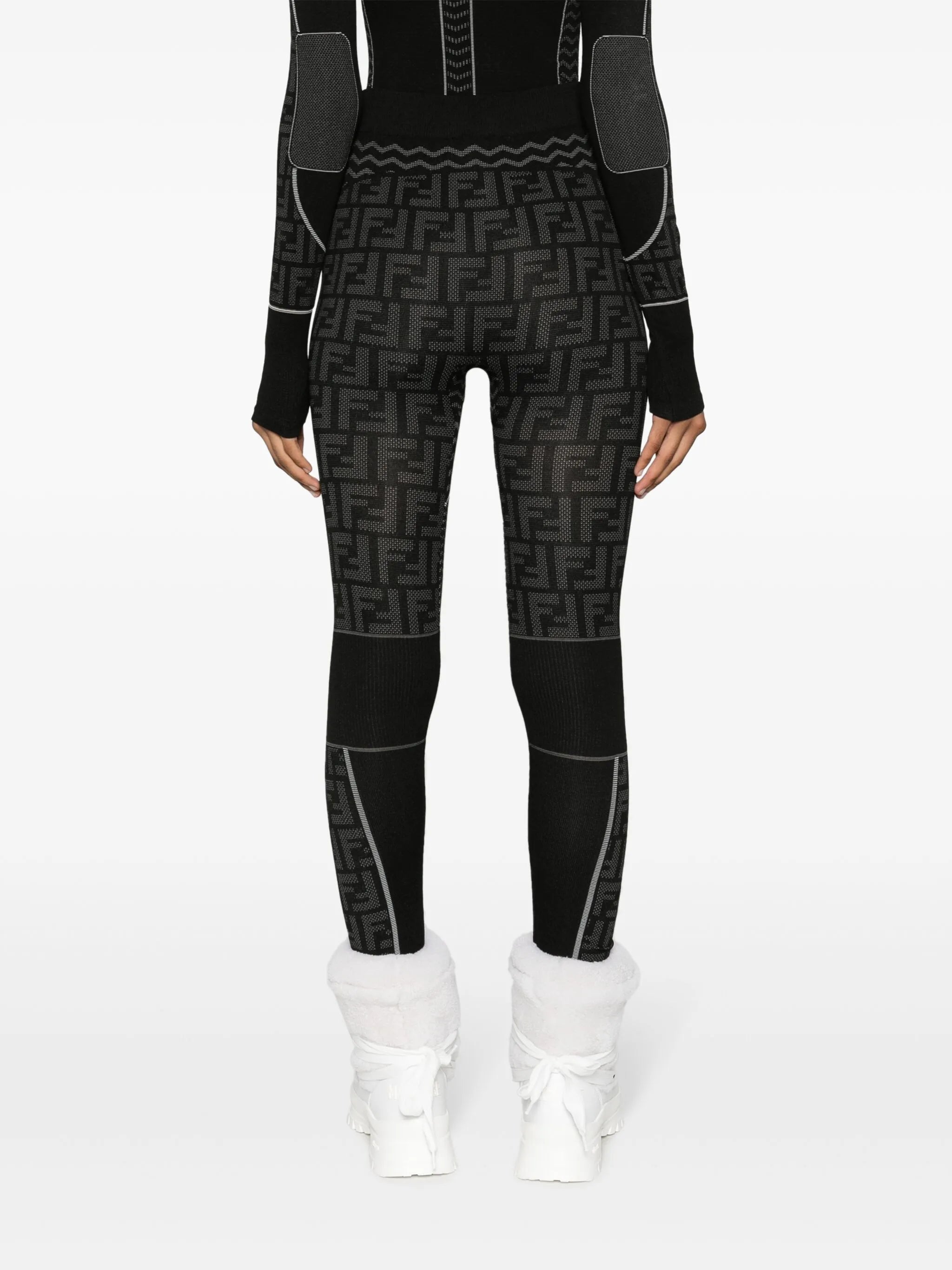 logo-print ski leggings