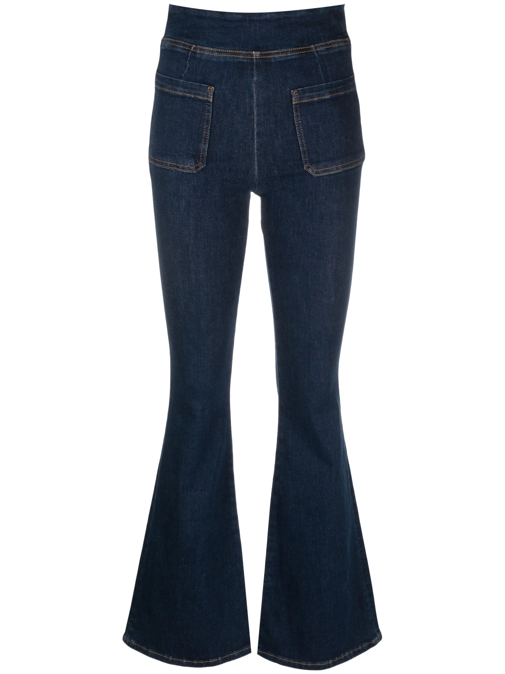 The Bardot Jetset elasticated-waistband flared jeans