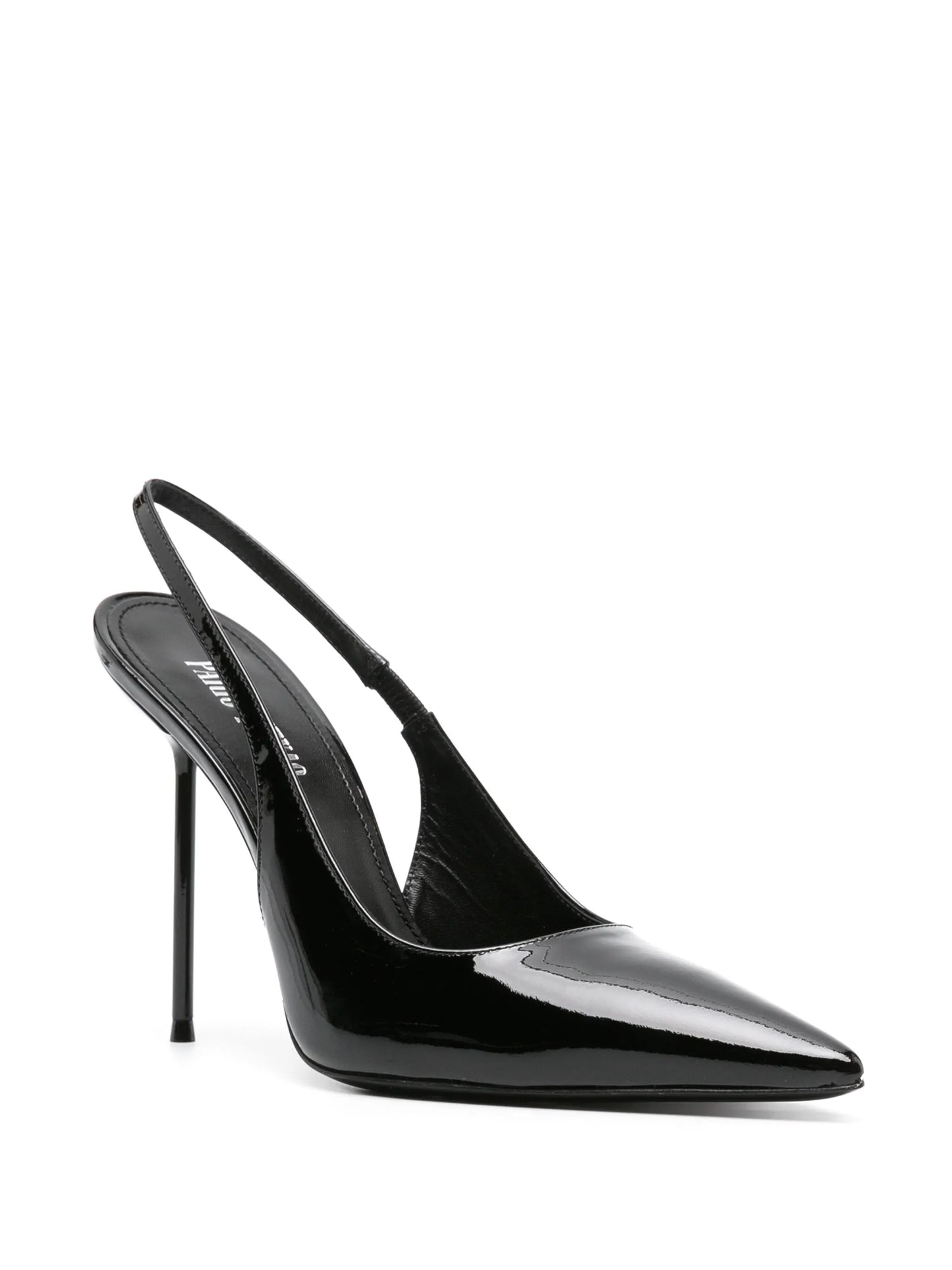 Lidia 120mm leather pumps