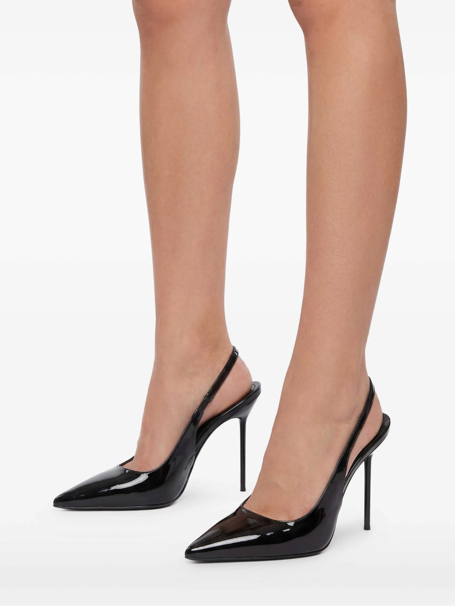 Lidia 120mm leather pumps