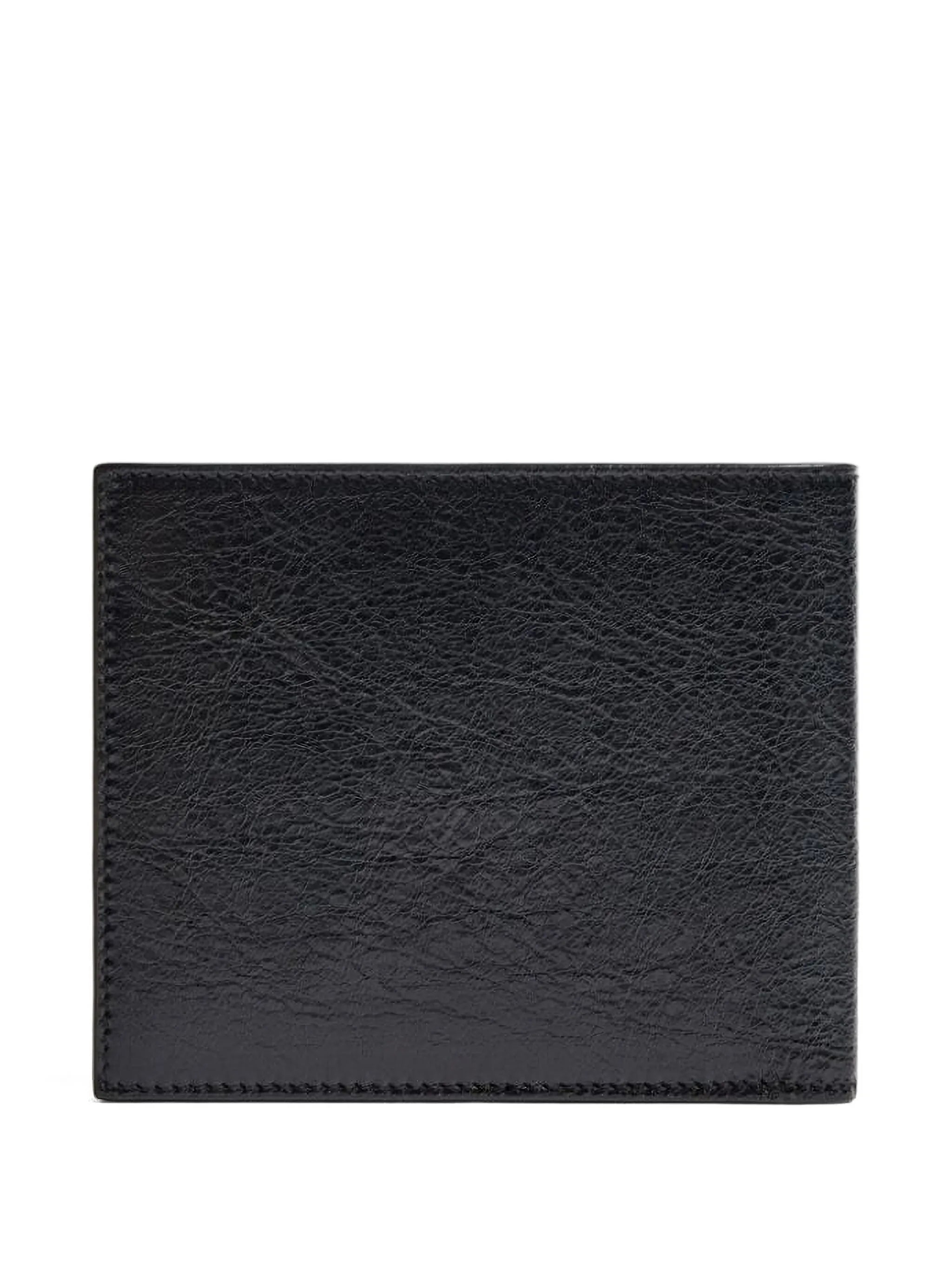 Monaco logo-plaque leather wallet