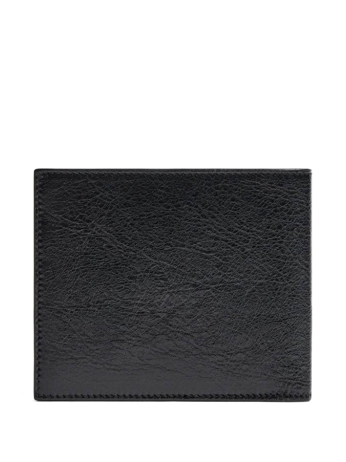 Monaco logo-plaque leather wallet