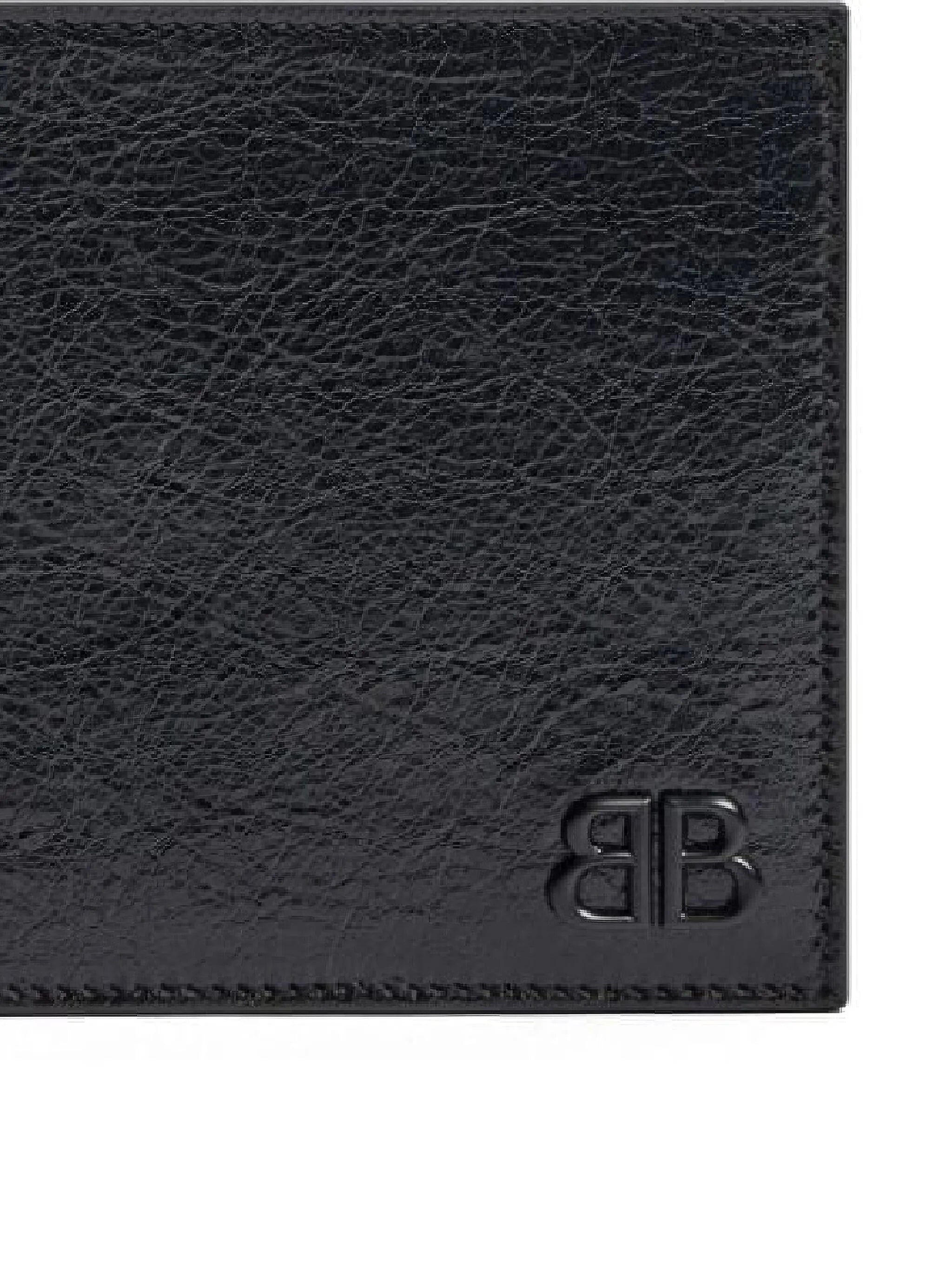 Monaco logo-plaque leather wallet