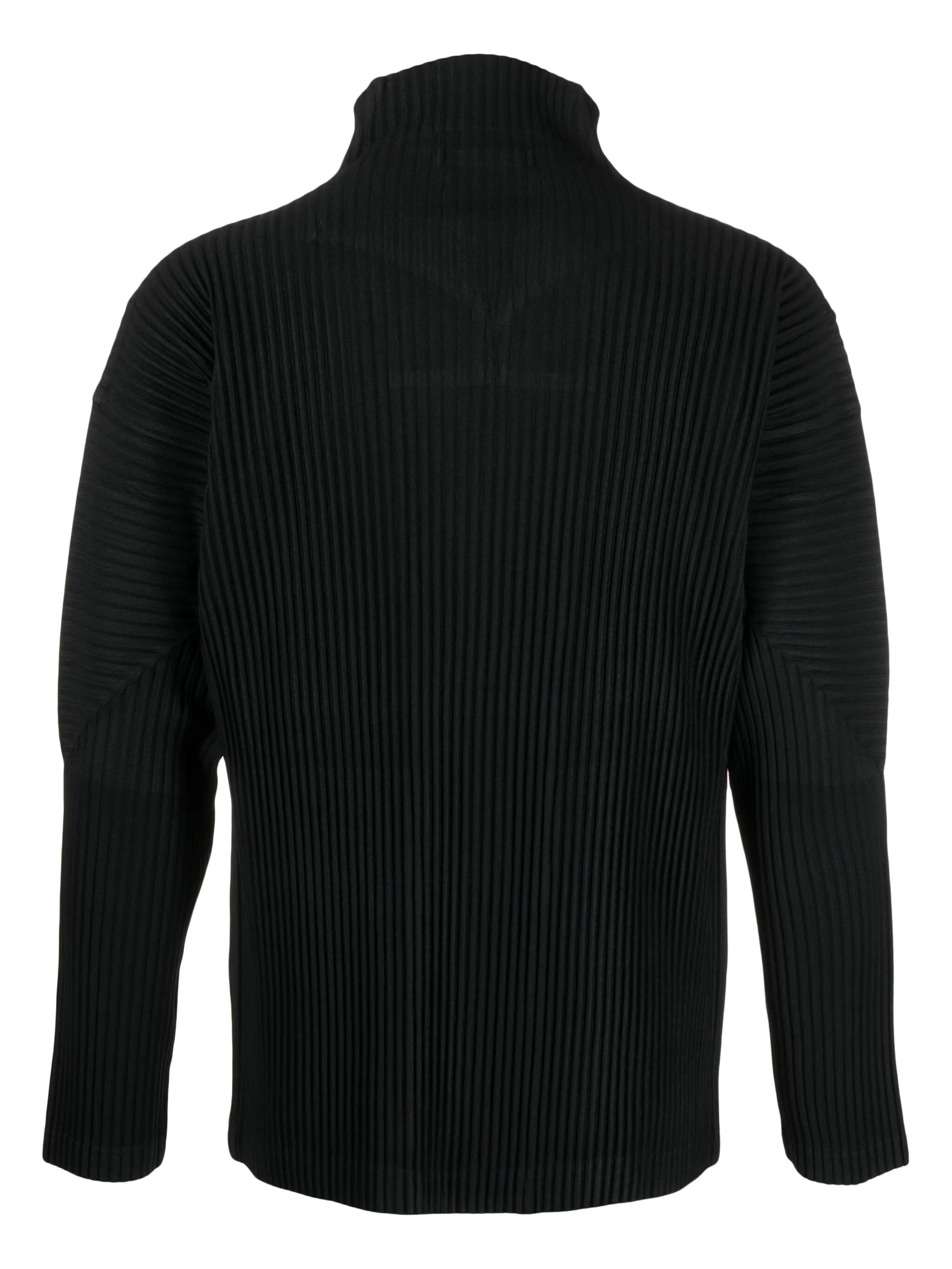 pleated plissé lightweight jacket