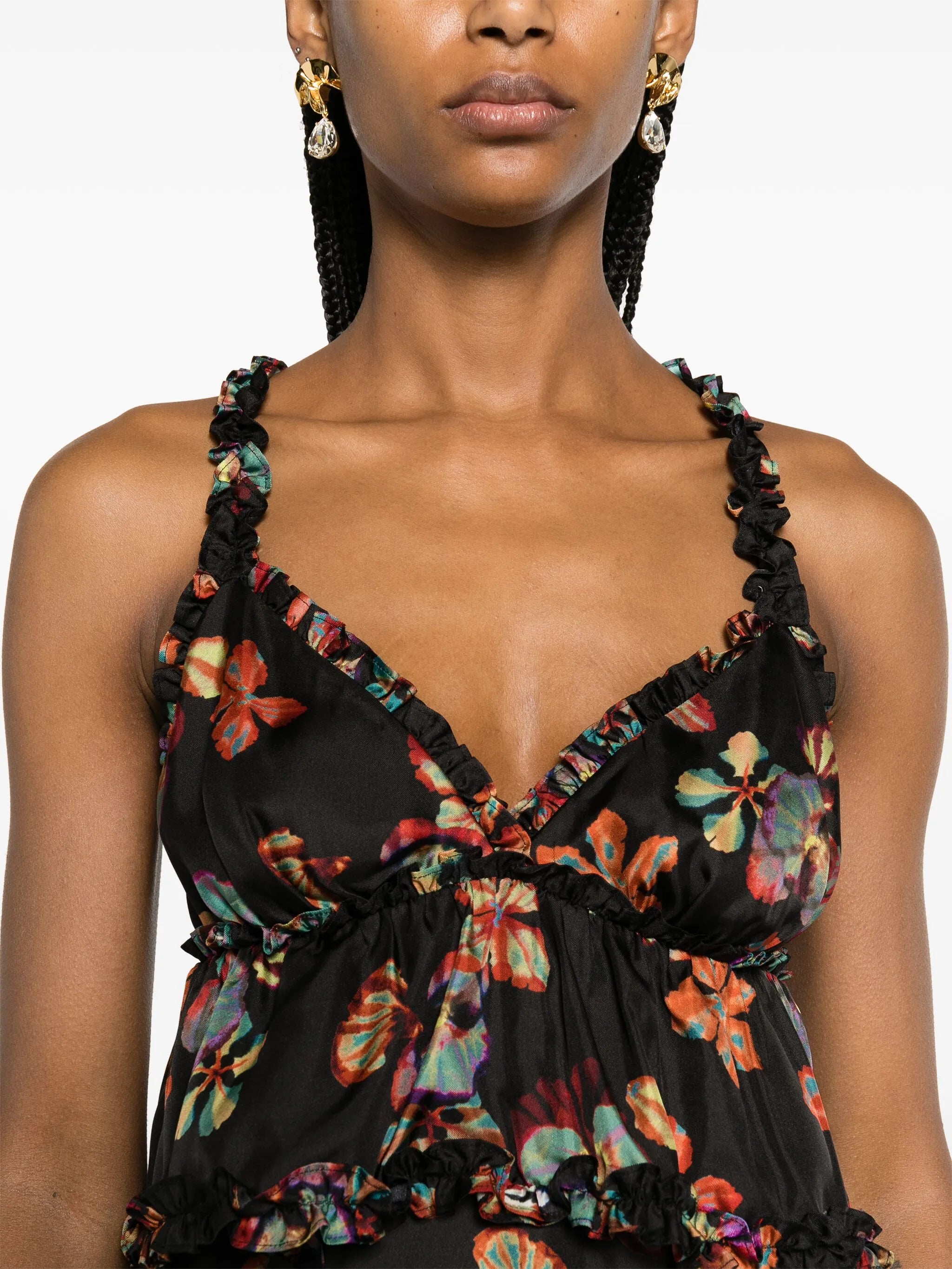 Sigrid floral-print maxi dress