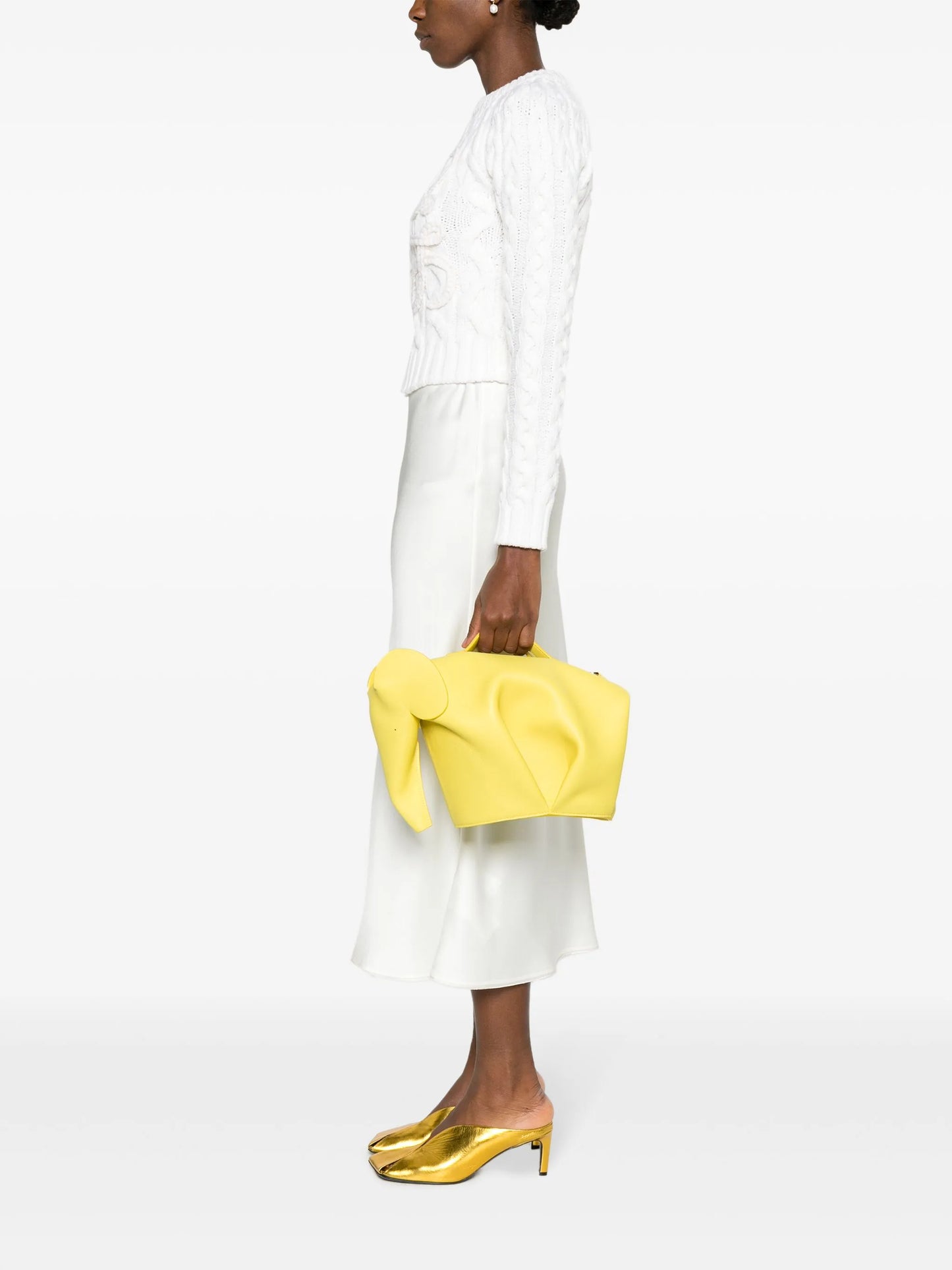 large Elephant leather tote bag