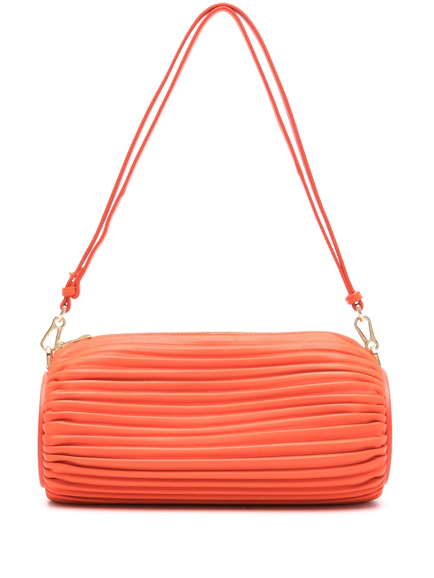 Bracelet Pouch pleated leather shoulder bag
