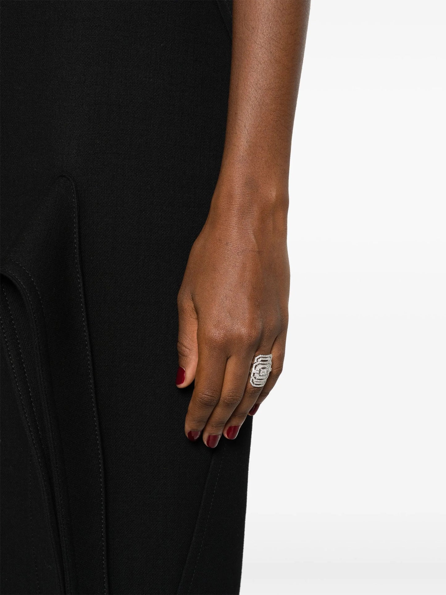 Ring My Way sterling silver and diamond cocktail ring