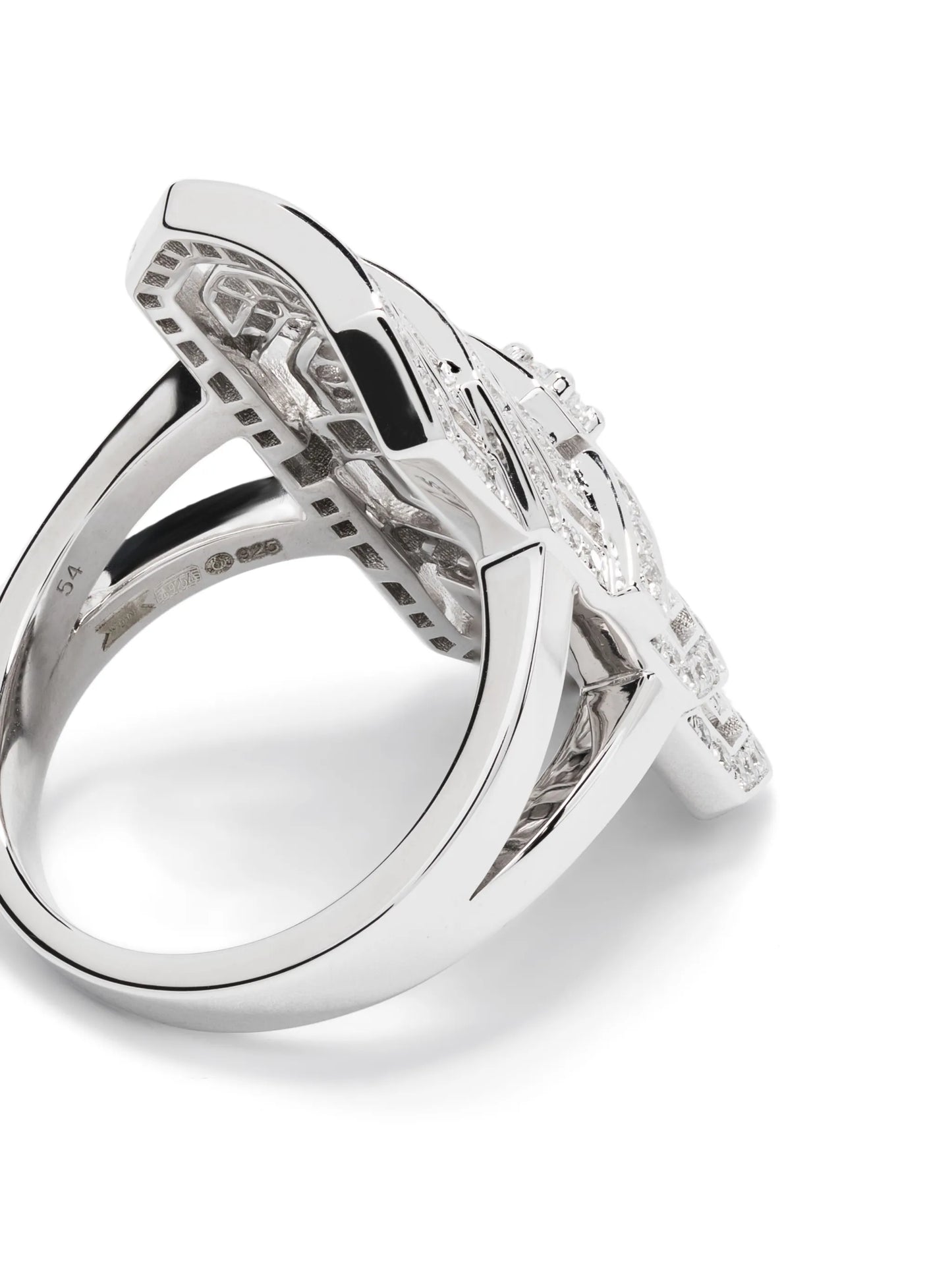 Ring My Way sterling silver and diamond cocktail ring
