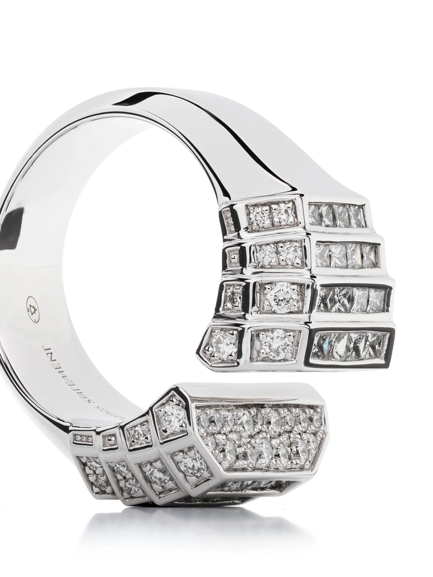 Meaningful Beauties #4 sterling silver and diamond cocktail ring