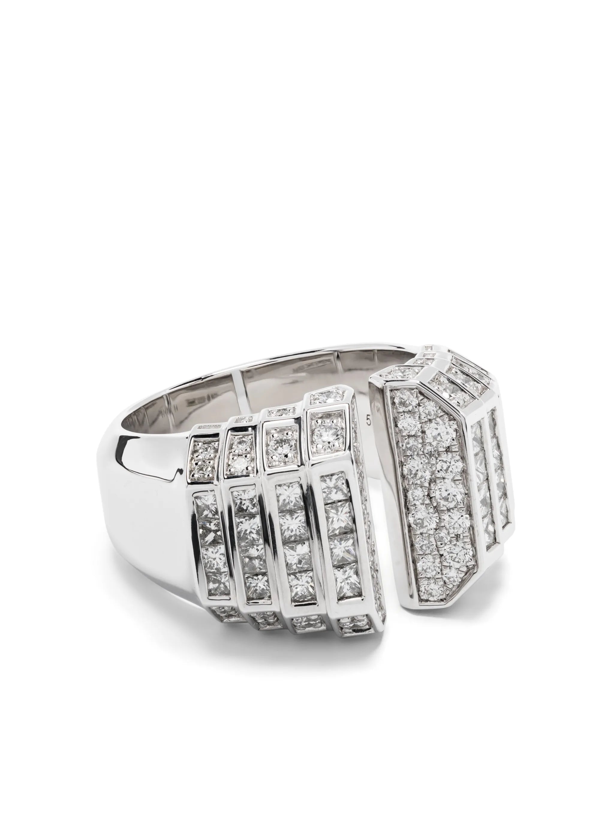 Meaningful Beauties #4 sterling silver and diamond cocktail ring