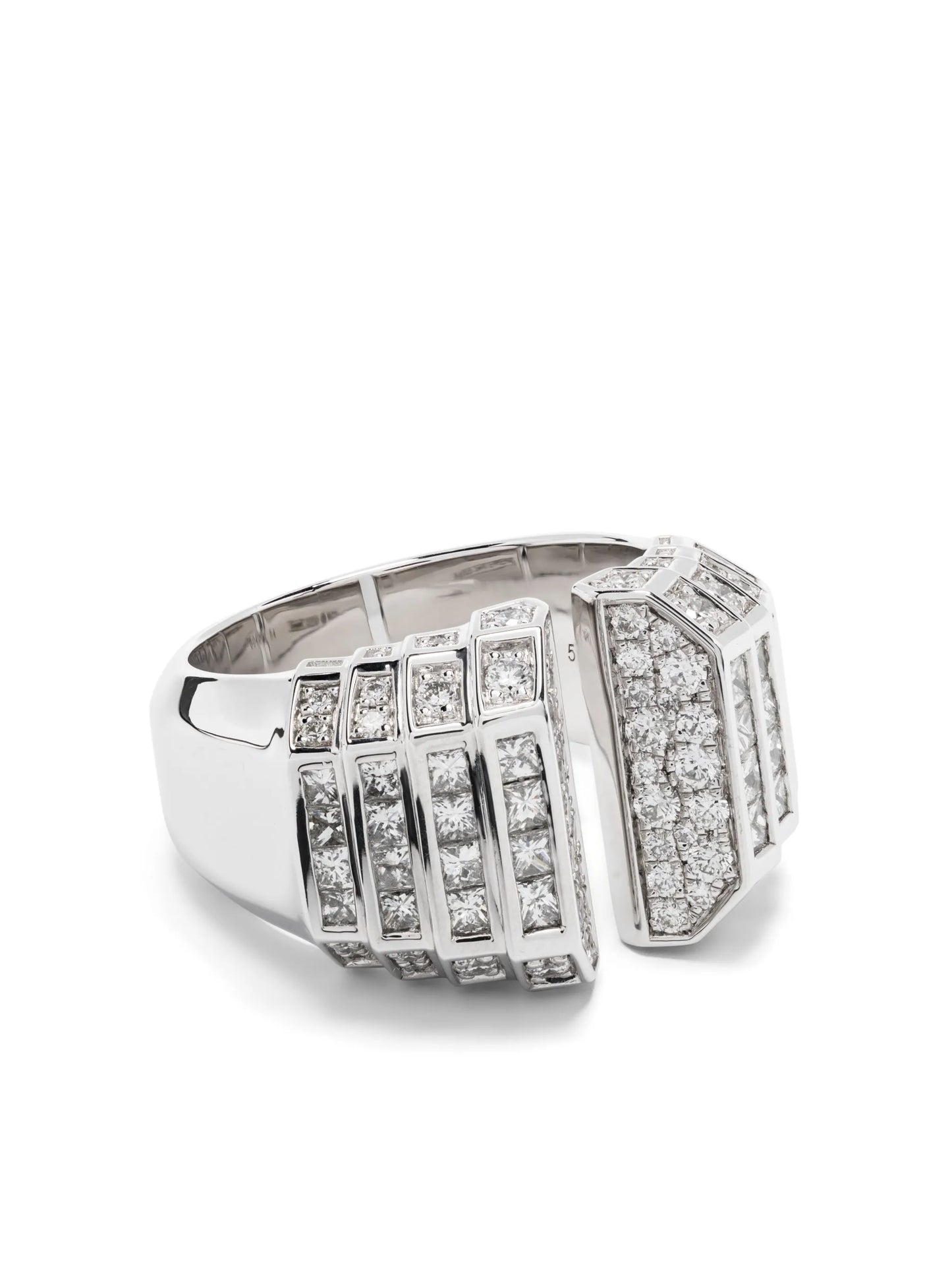 Meaningful Beauties #4 sterling silver and diamond cocktail ring