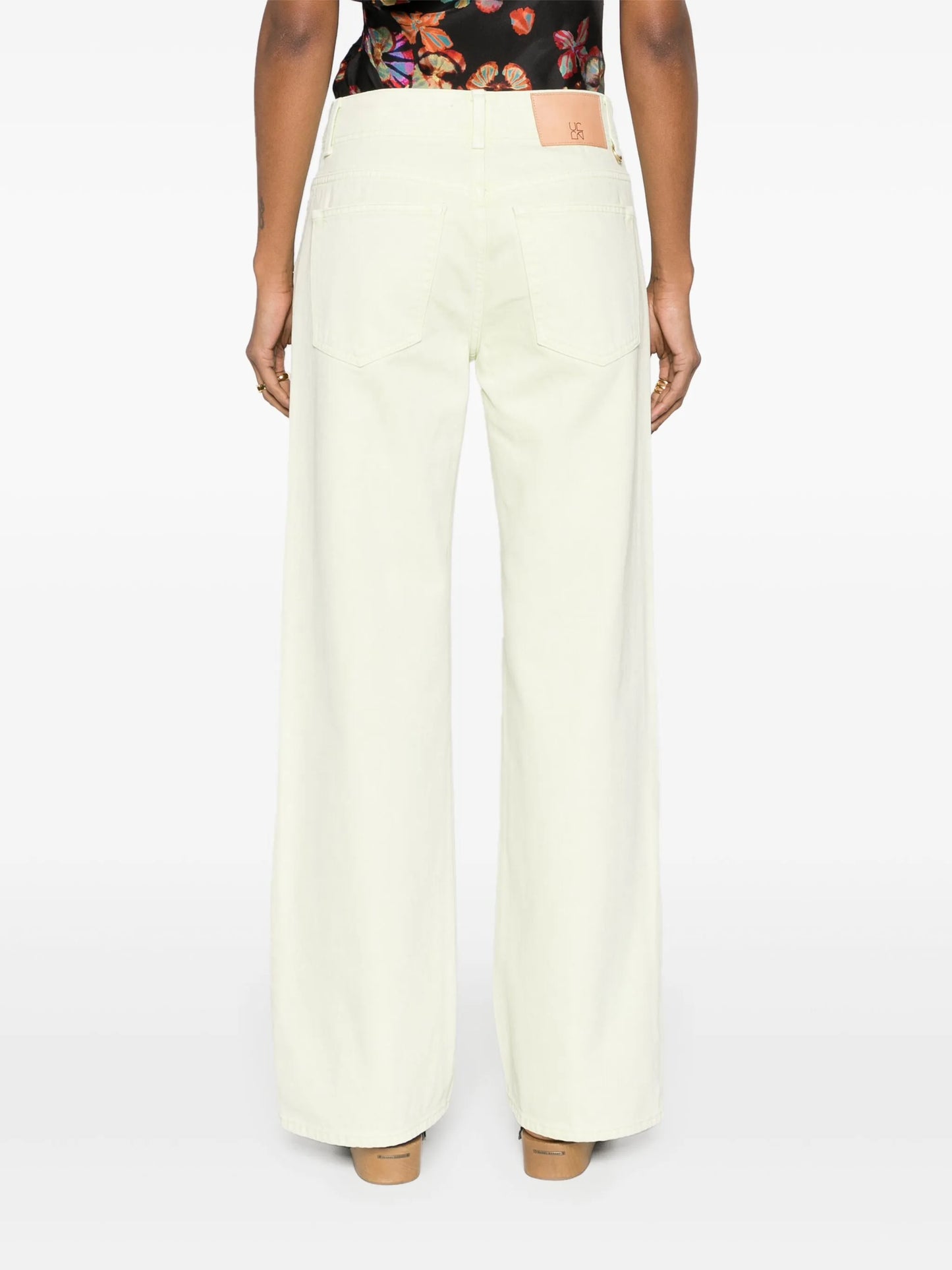 Elodie high-rise straight-leg jeans