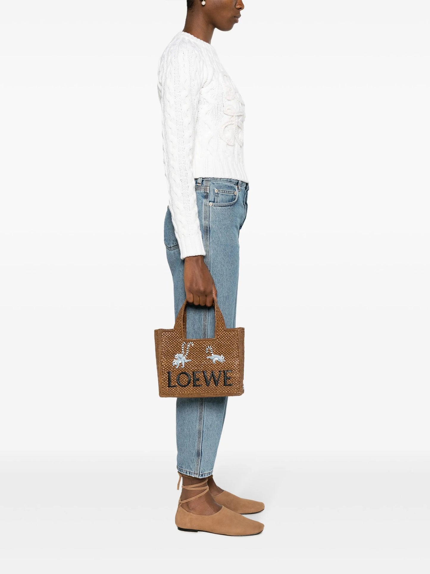 small Lemur tote bag