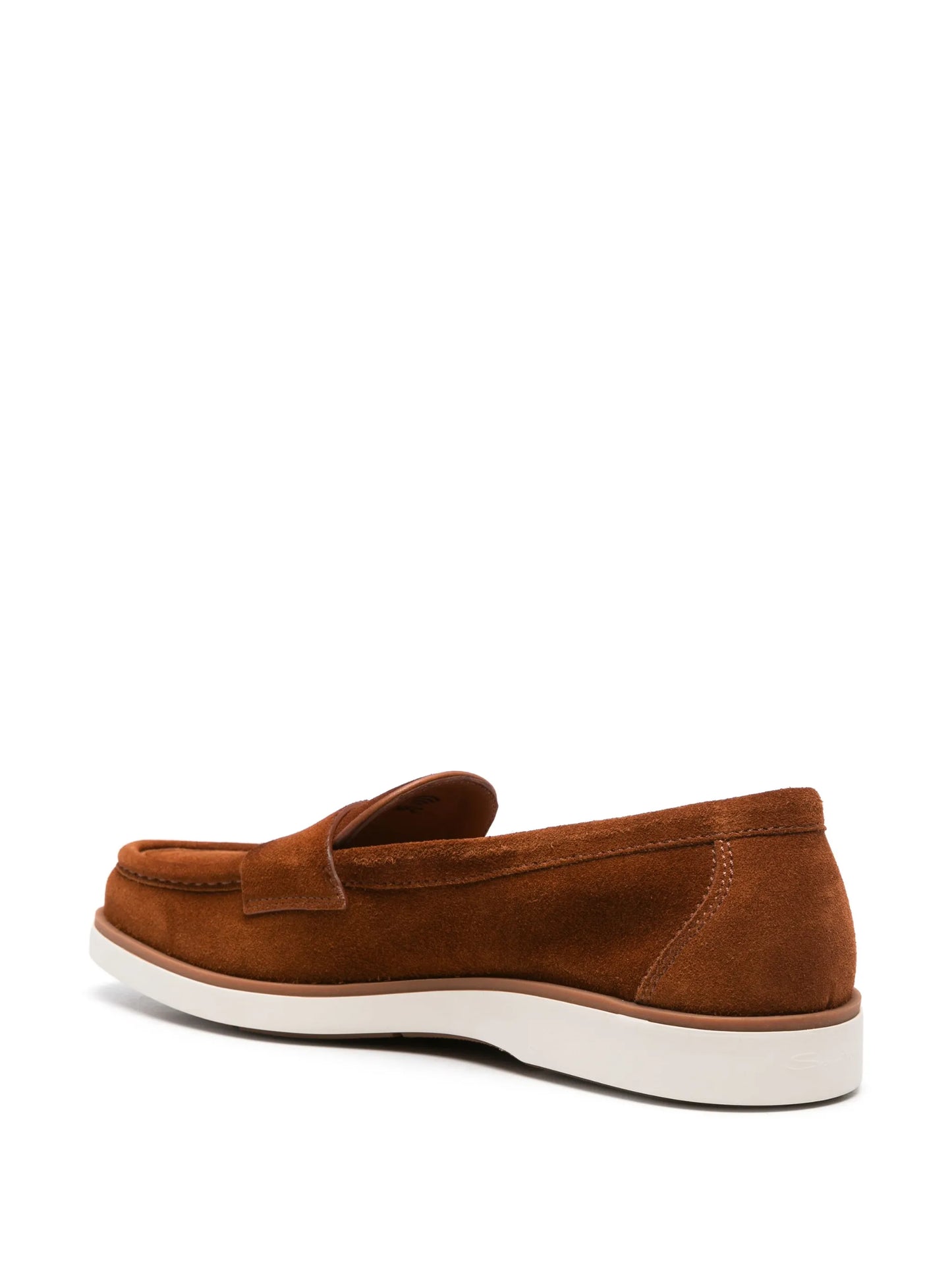 suede penny loafers