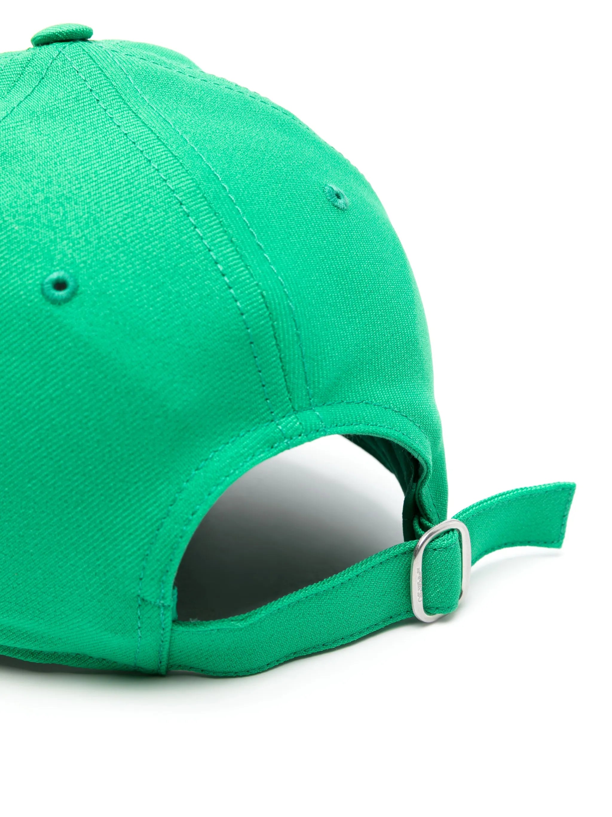 Drill embroidered-logo baseball cap