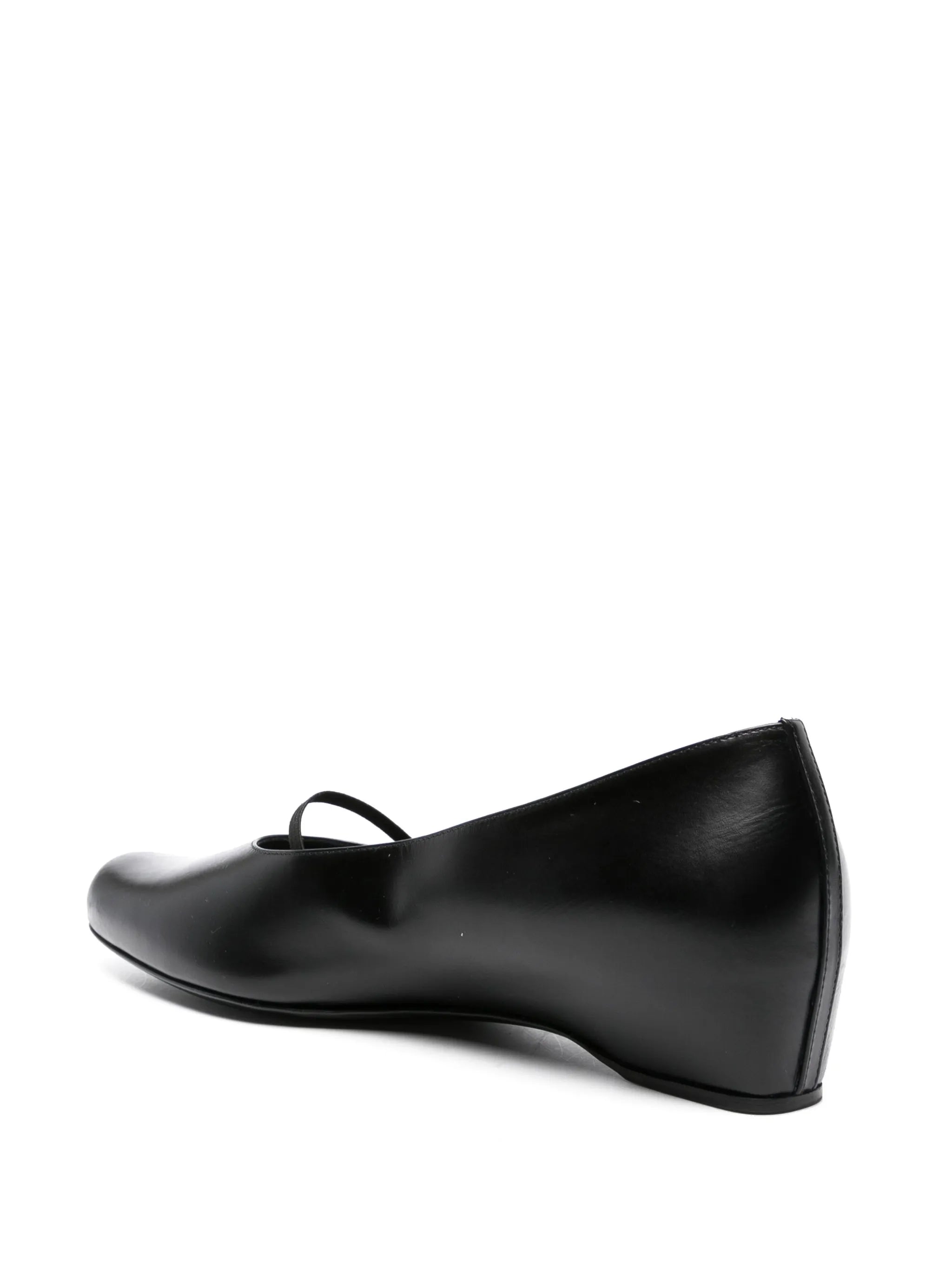 Marion leather ballerina shoes