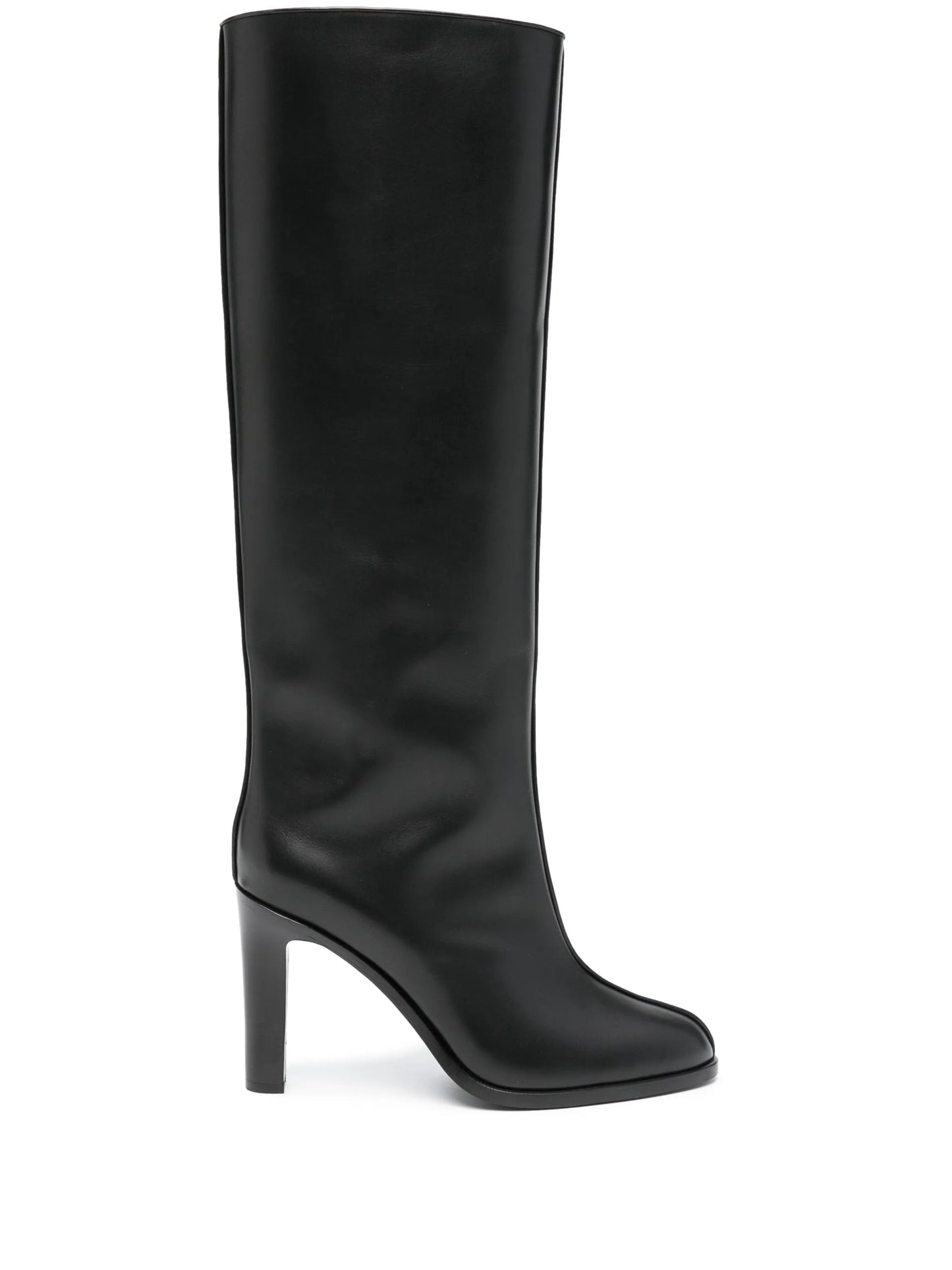 105mm leather knee boots