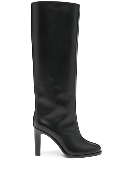 105mm leather knee boots
