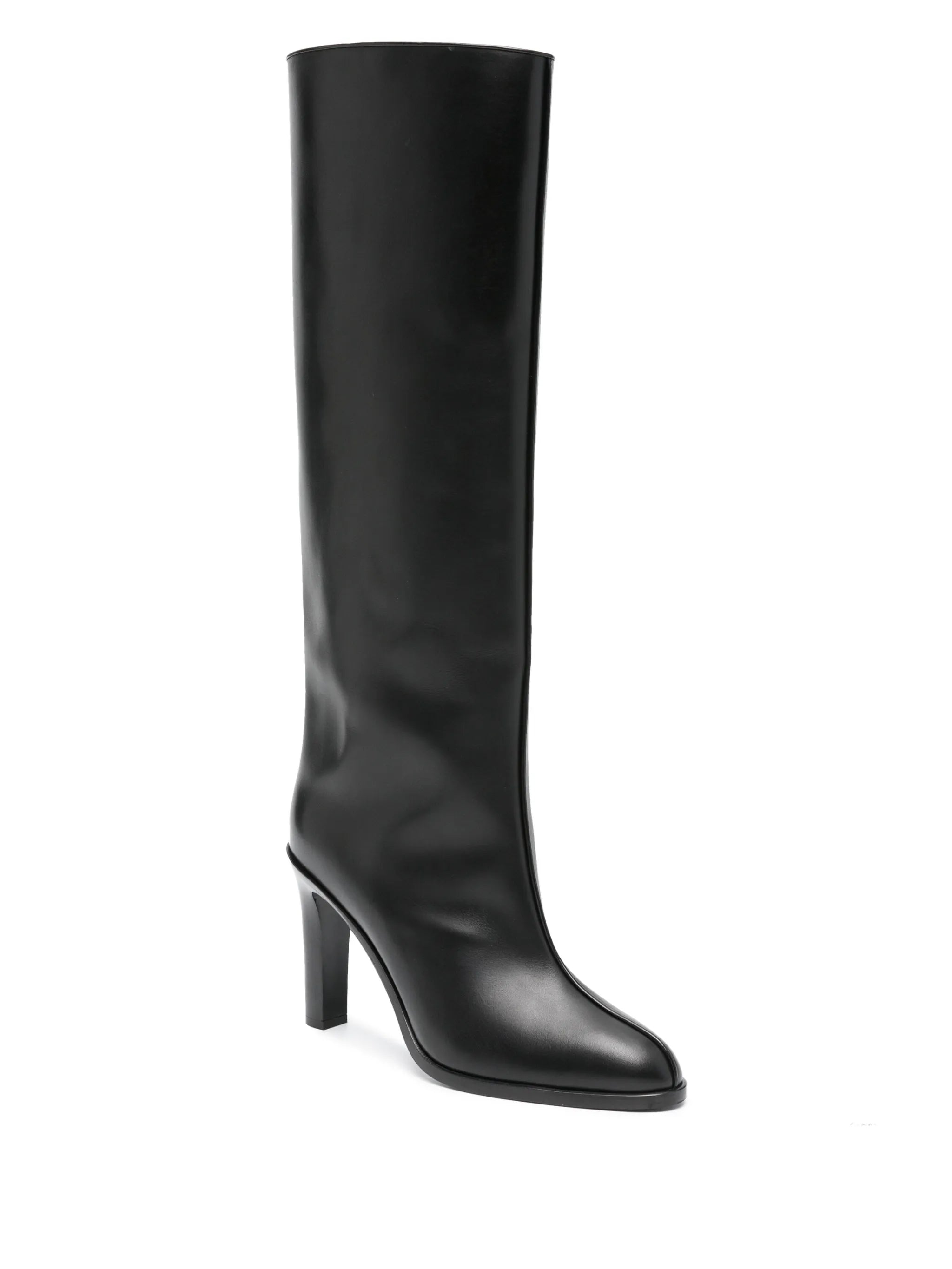 105mm leather knee boots
