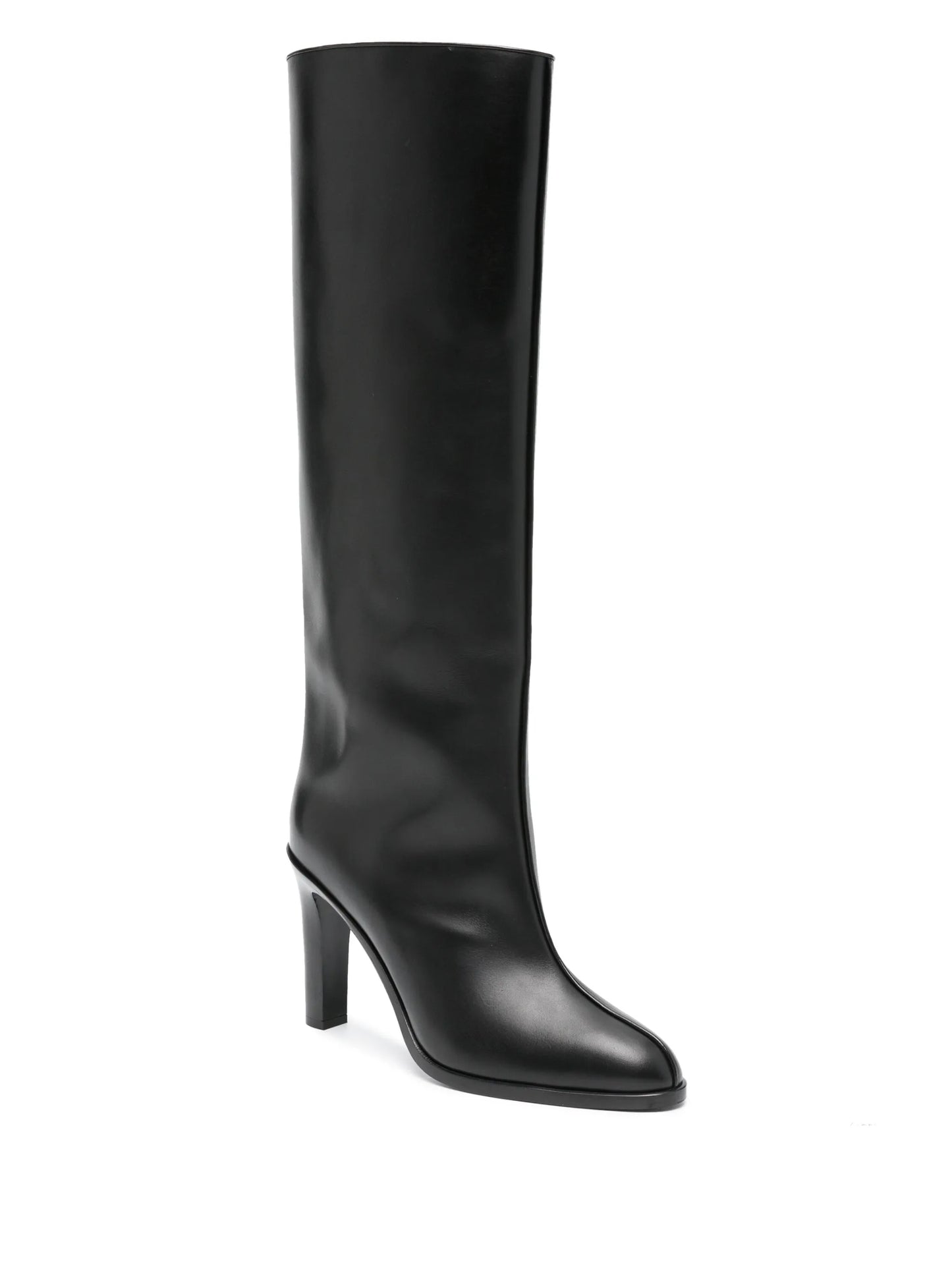 105mm leather knee boots