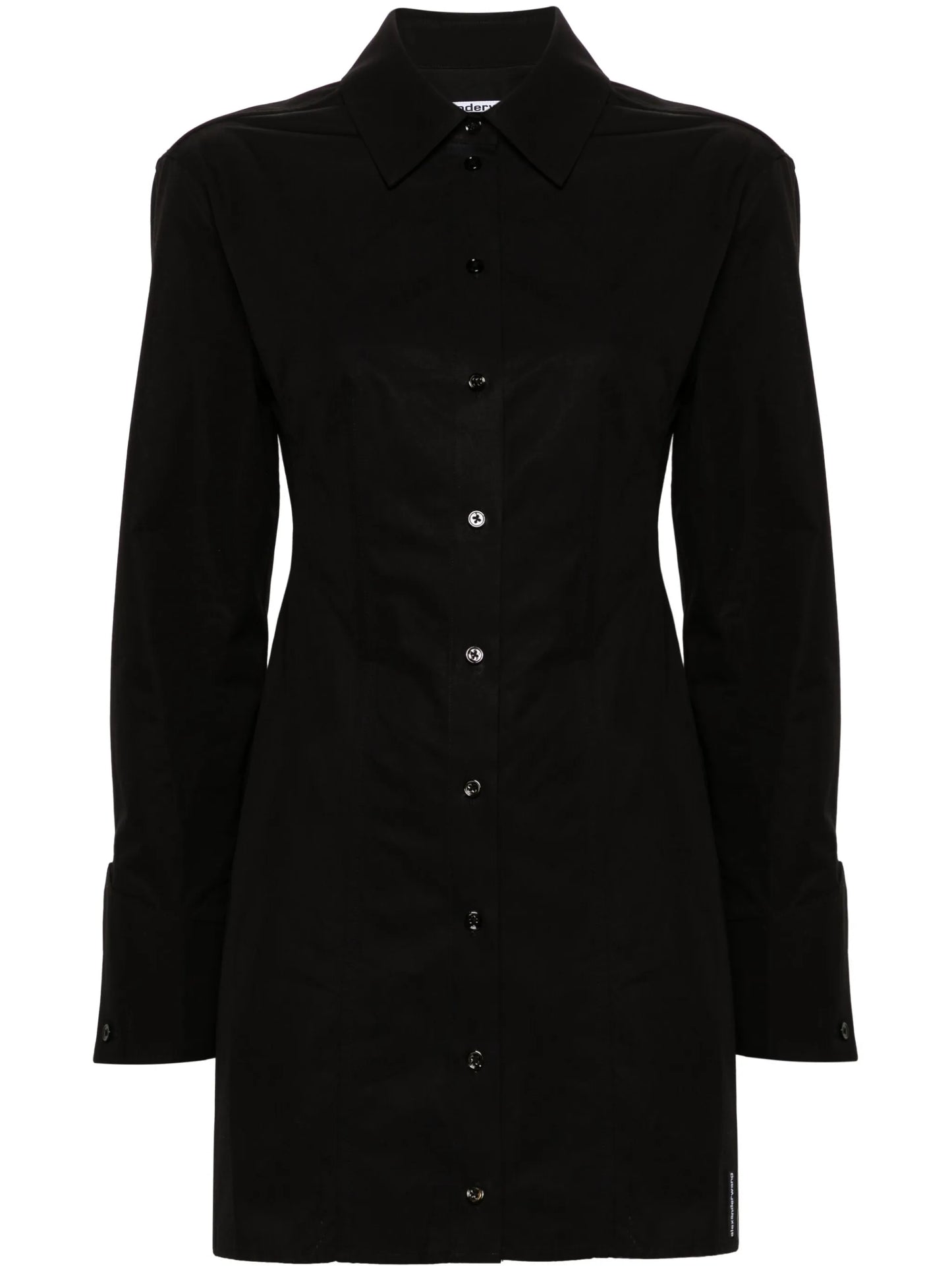 boned shirt minidress
