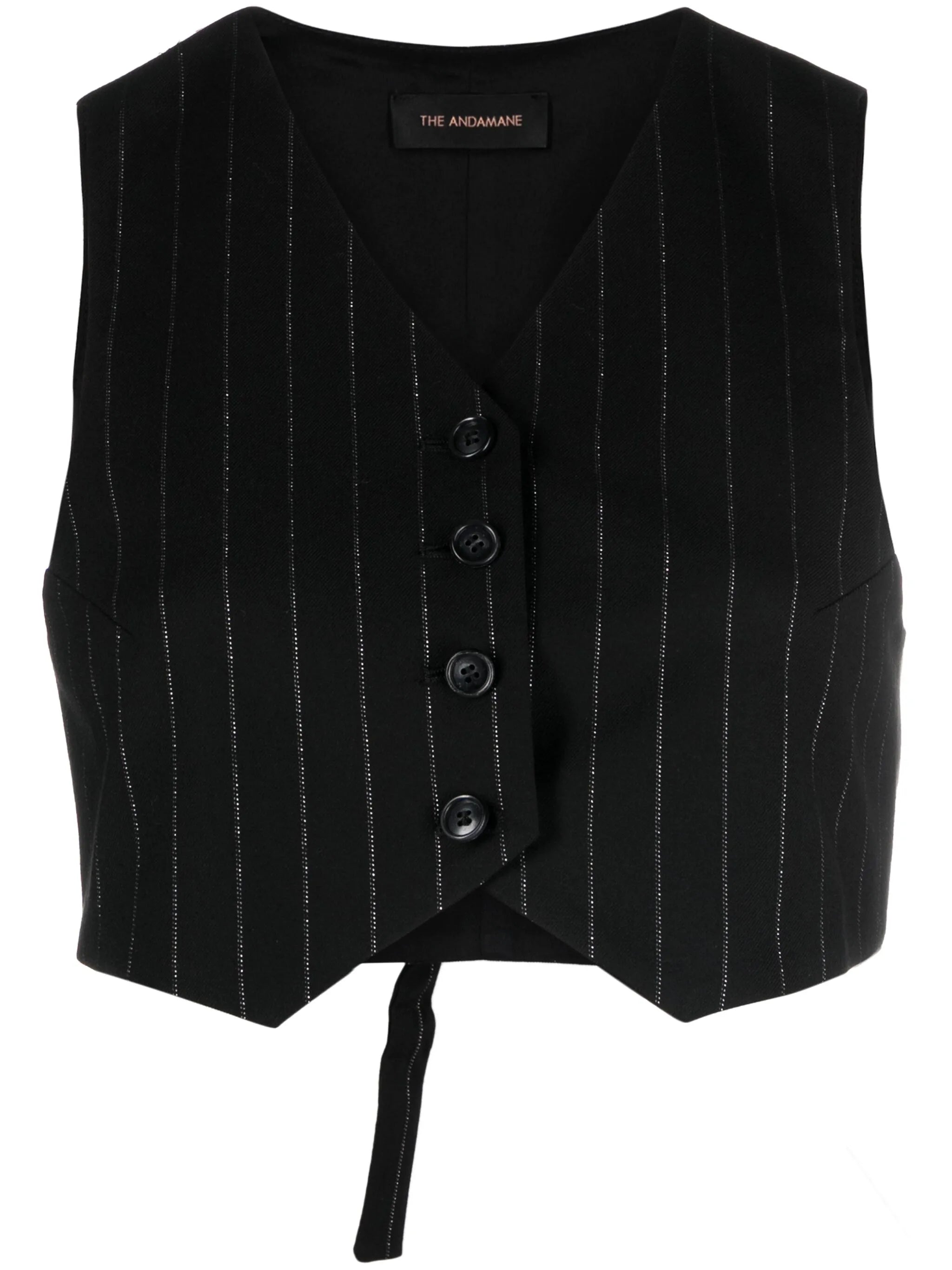 Nadine pinstripe buttoned vest