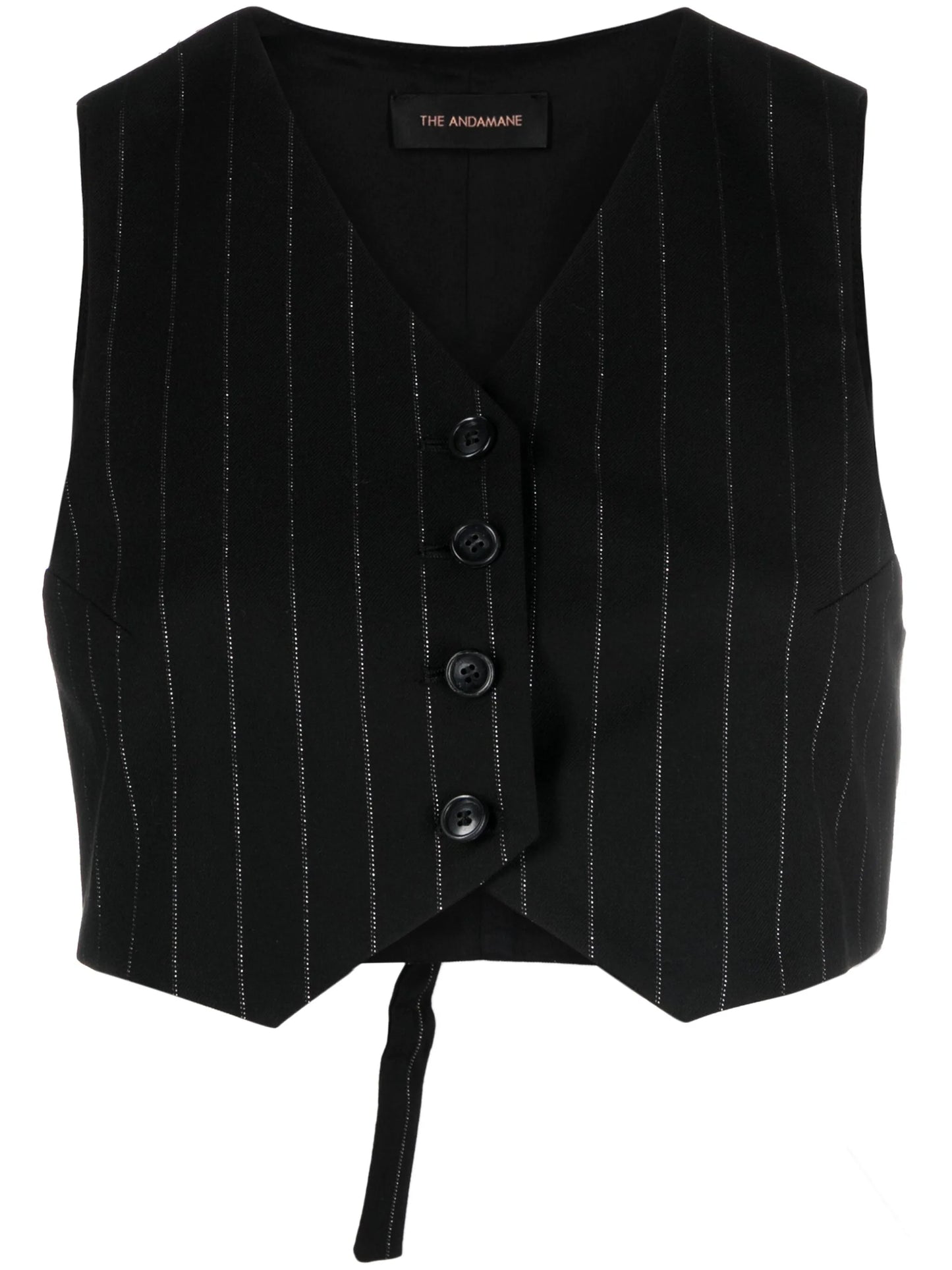 Nadine pinstripe buttoned vest