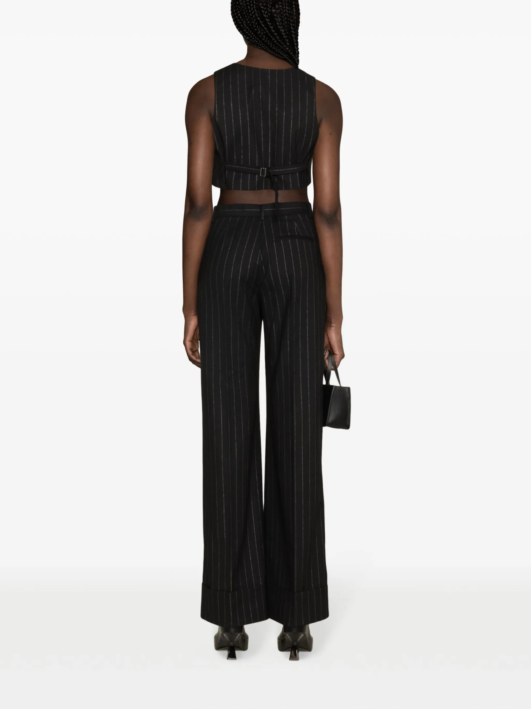 Nadine pinstripe buttoned vest